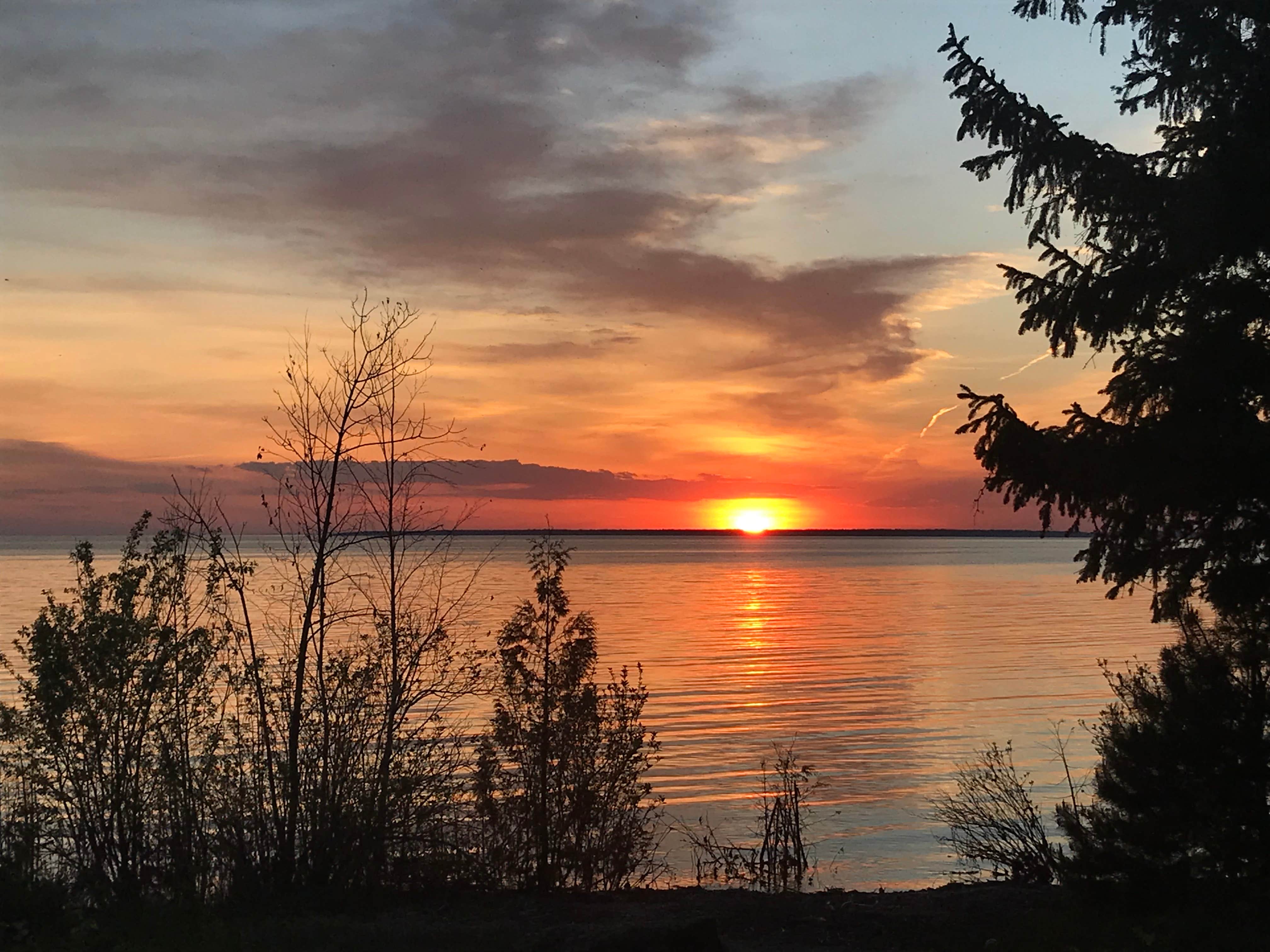 Camping near South Nicolet Bay Campground — Peninsula State Park: Welcker's Point Campground — Peninsula State Park, Ephraim, Wisconsin
