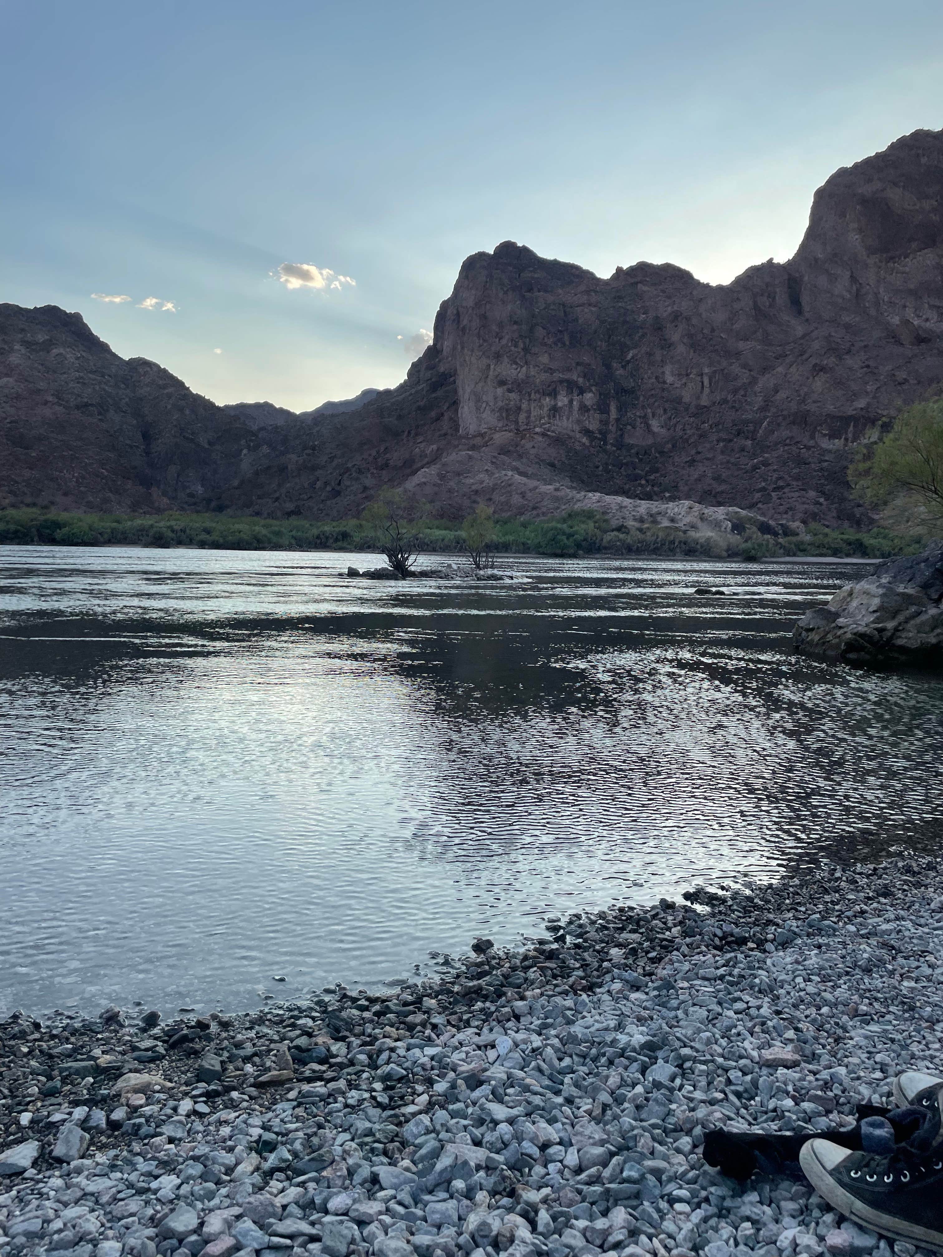 Lauren D.'s photo of a dispersed camping area at Emerald Cave Dispersed — Lake Mead National Recreation Area near Meadview, AZ