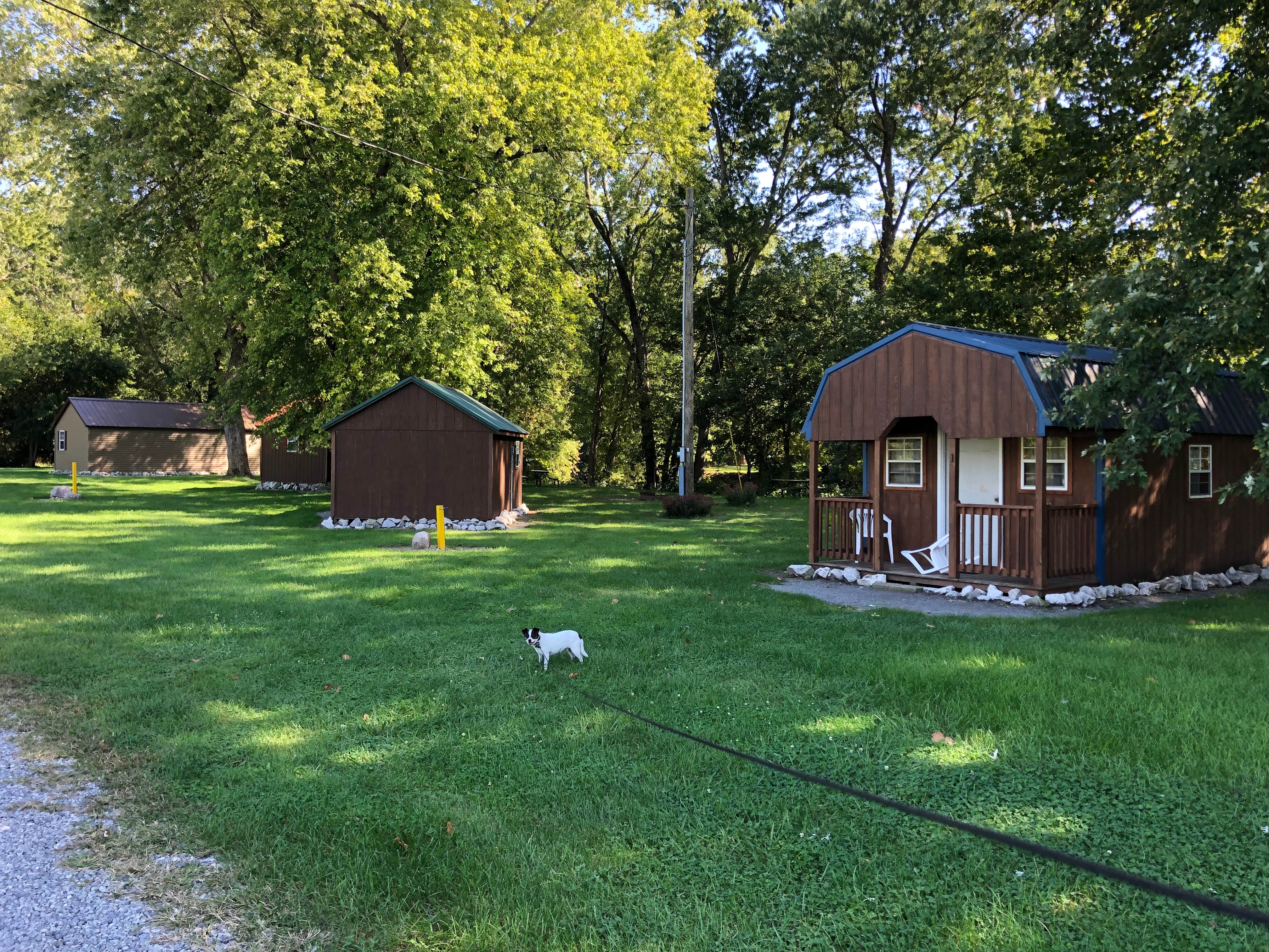 Gedy M.&#x27;s photo of glamping accommodations at Sugar Creek Campground and Canoe Rental LLC near Plainfield, IN