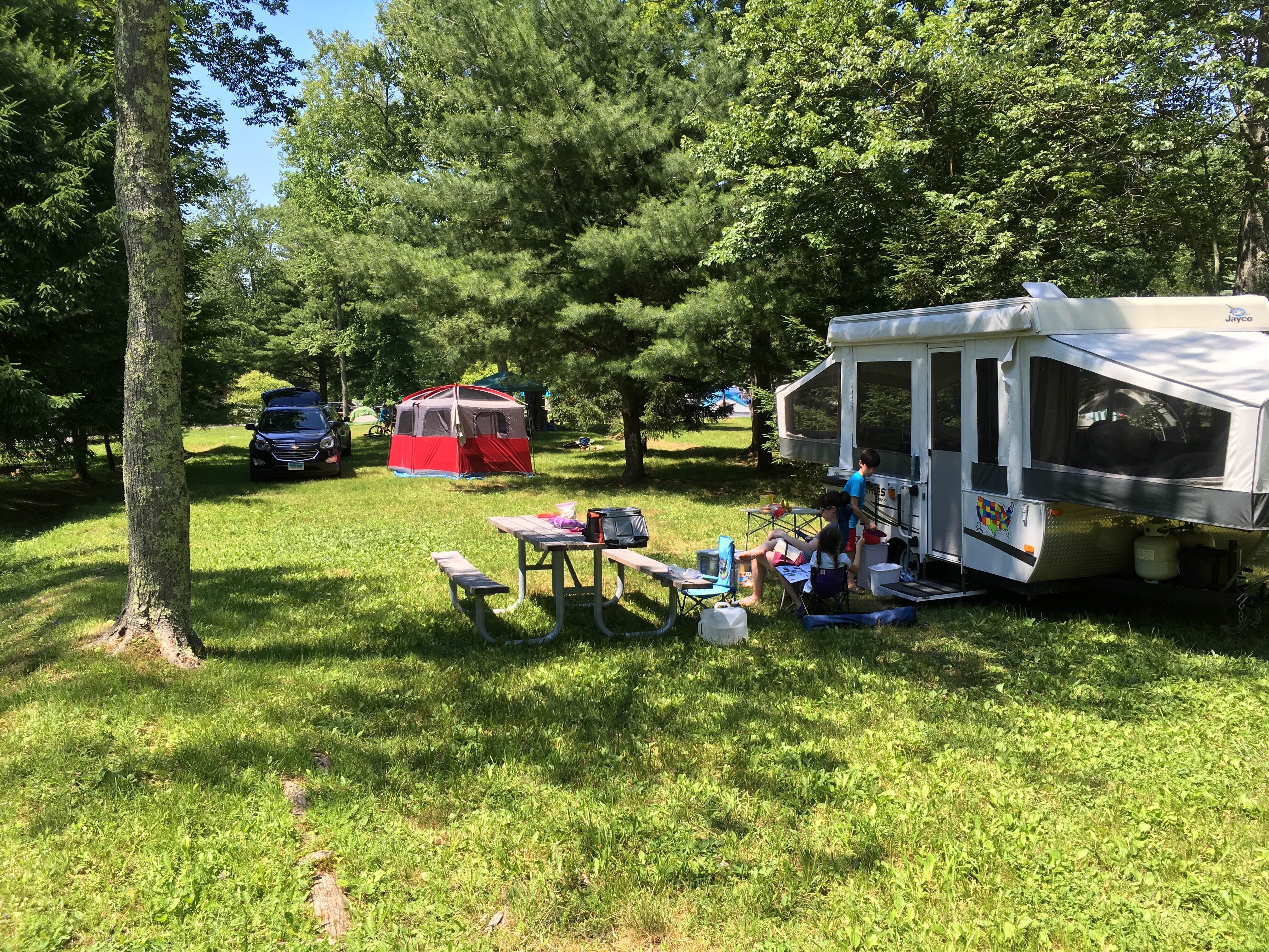 Thomas M.'s photo at Lake Waramaug State Park Campground near Warren, CT