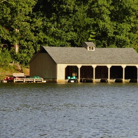 Boat House from across the Lake