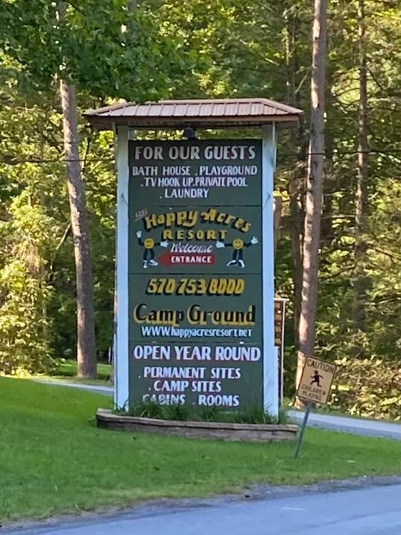 Camper-submitted photo at Happy Acres Resort near Williamsport, PA