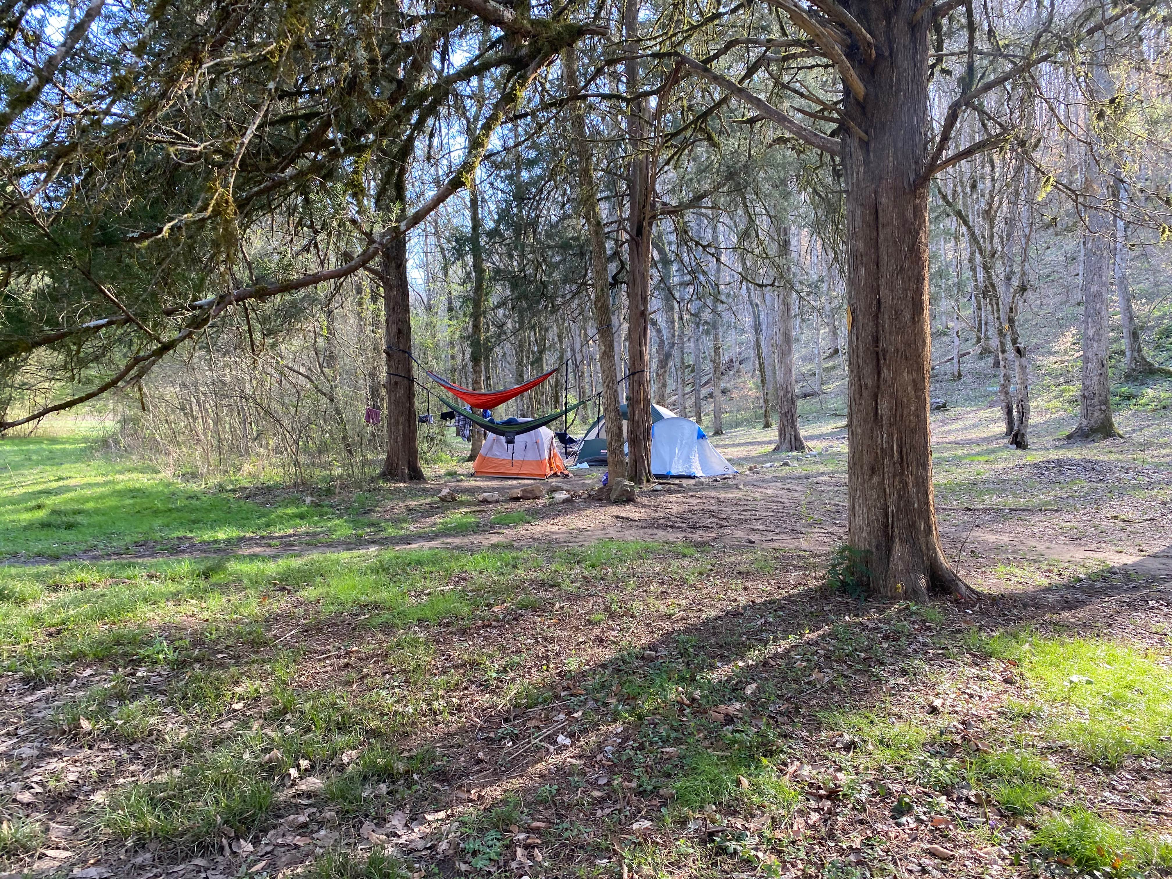 Asher K.'s photo at Walls of Jericho - Clark Cemetery Backcountry Campsite near Union Grove, AL