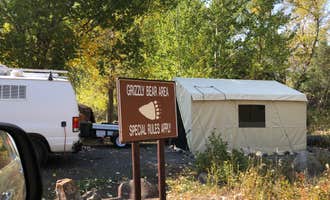 Camping near Clearwater Campground: Elk Fork Campground, Wapiti, Wyoming