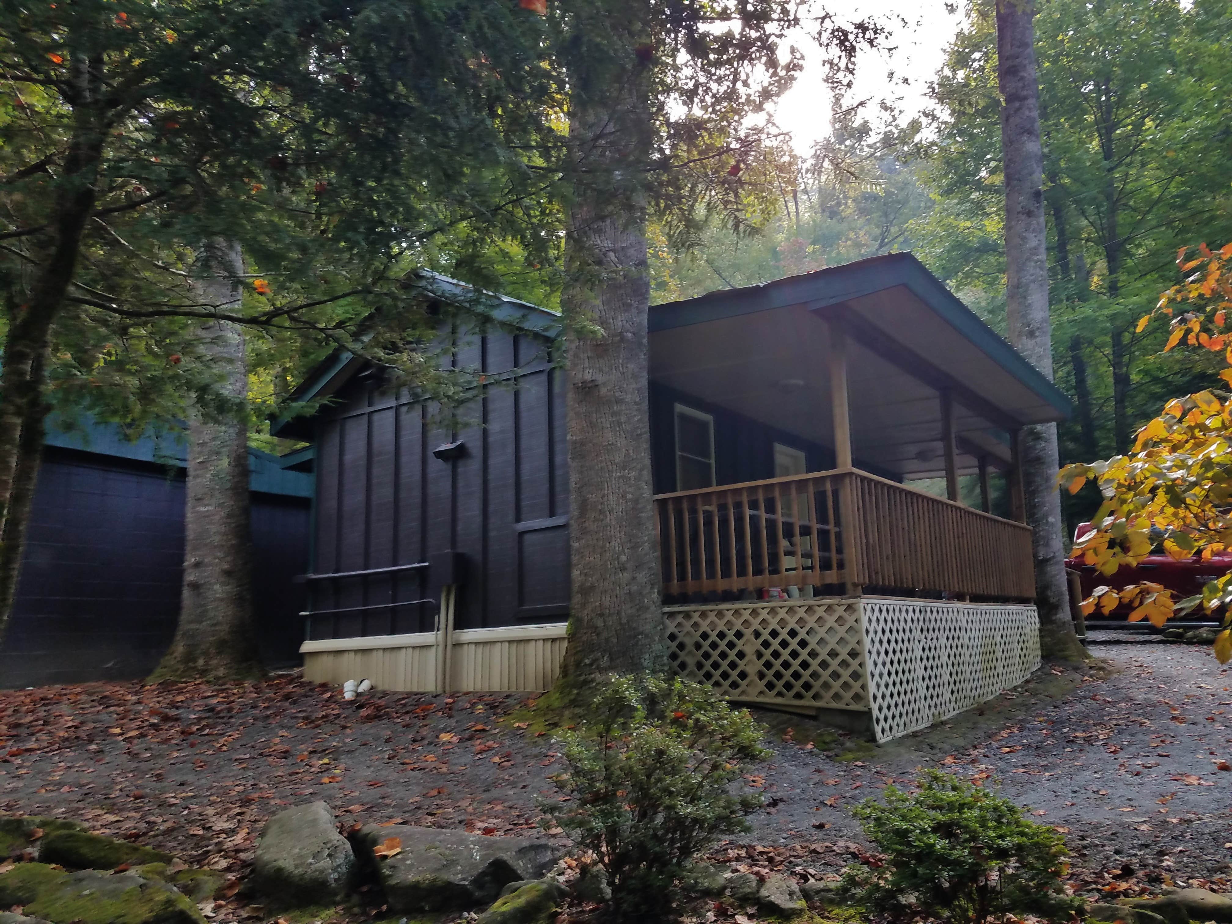 Myron C.'s photo of a cabin at Indian Creek Campground near Waynesville, NC