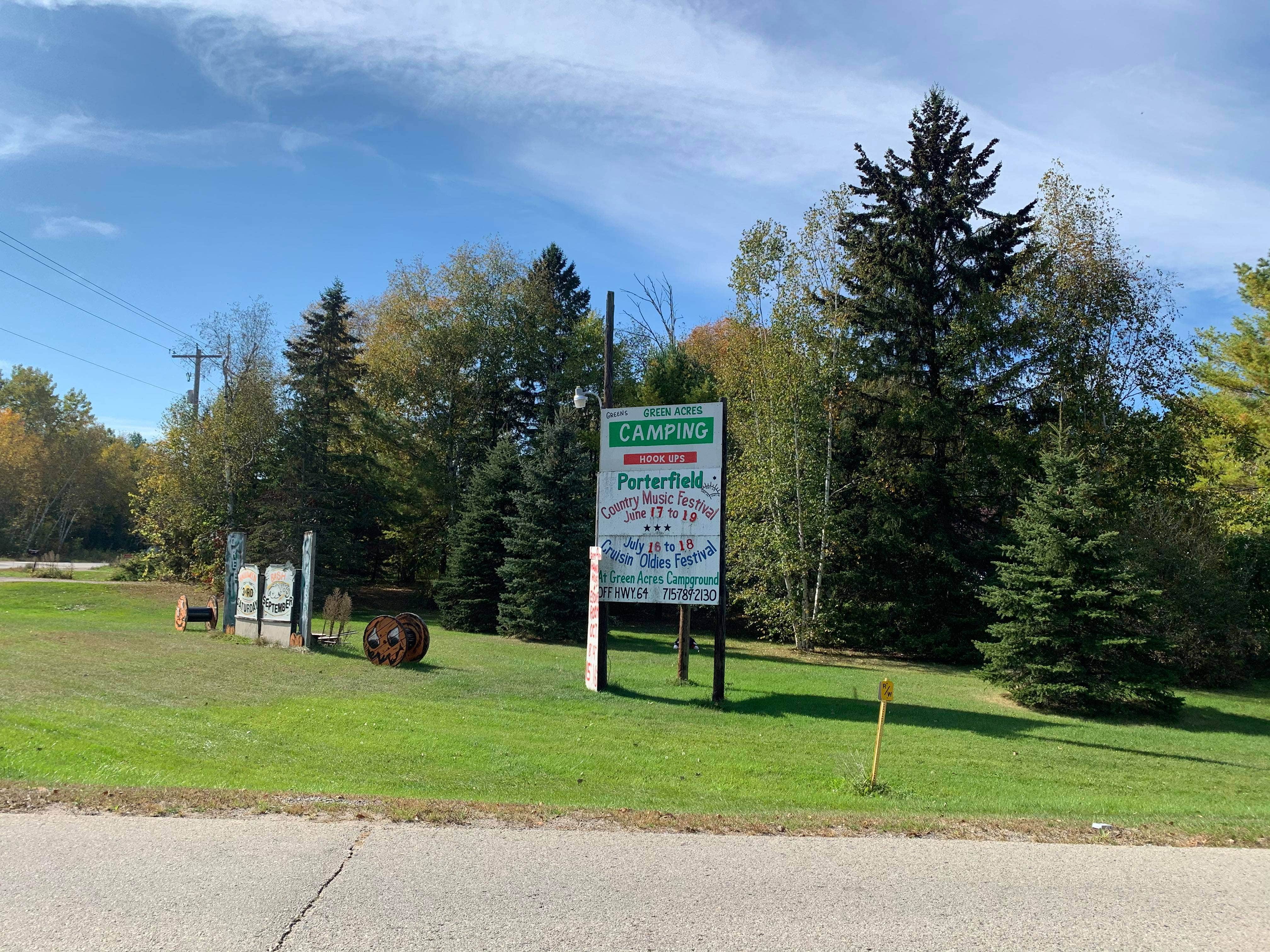 Camper-submitted photo at Green's Green Acres Campground near Baileys Harbor, WI