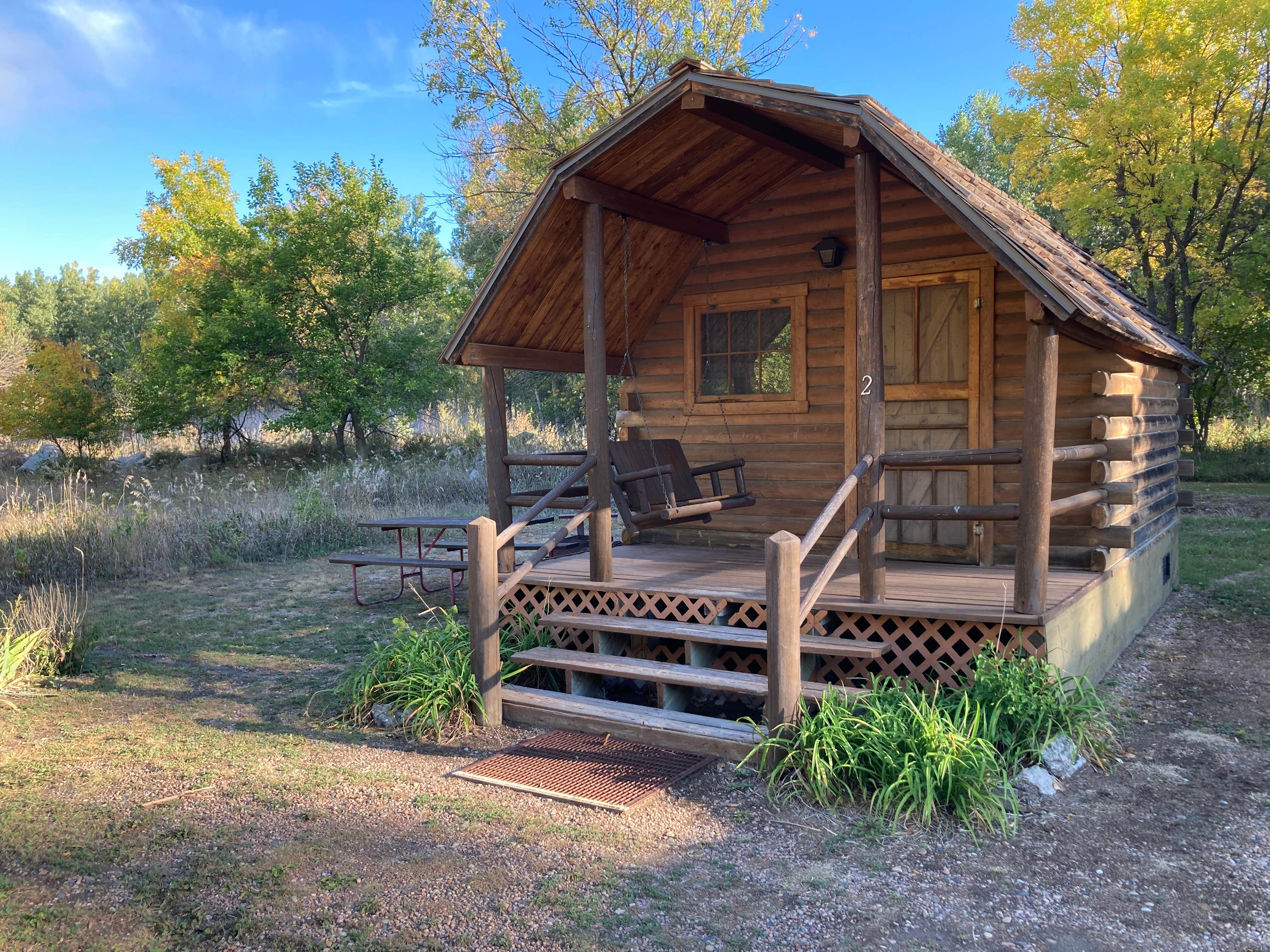 Heidi's photo of glamping accommodations at Blue Heron Campground near Gothenburg, NE