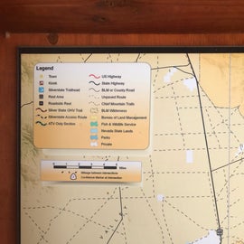 map at info board