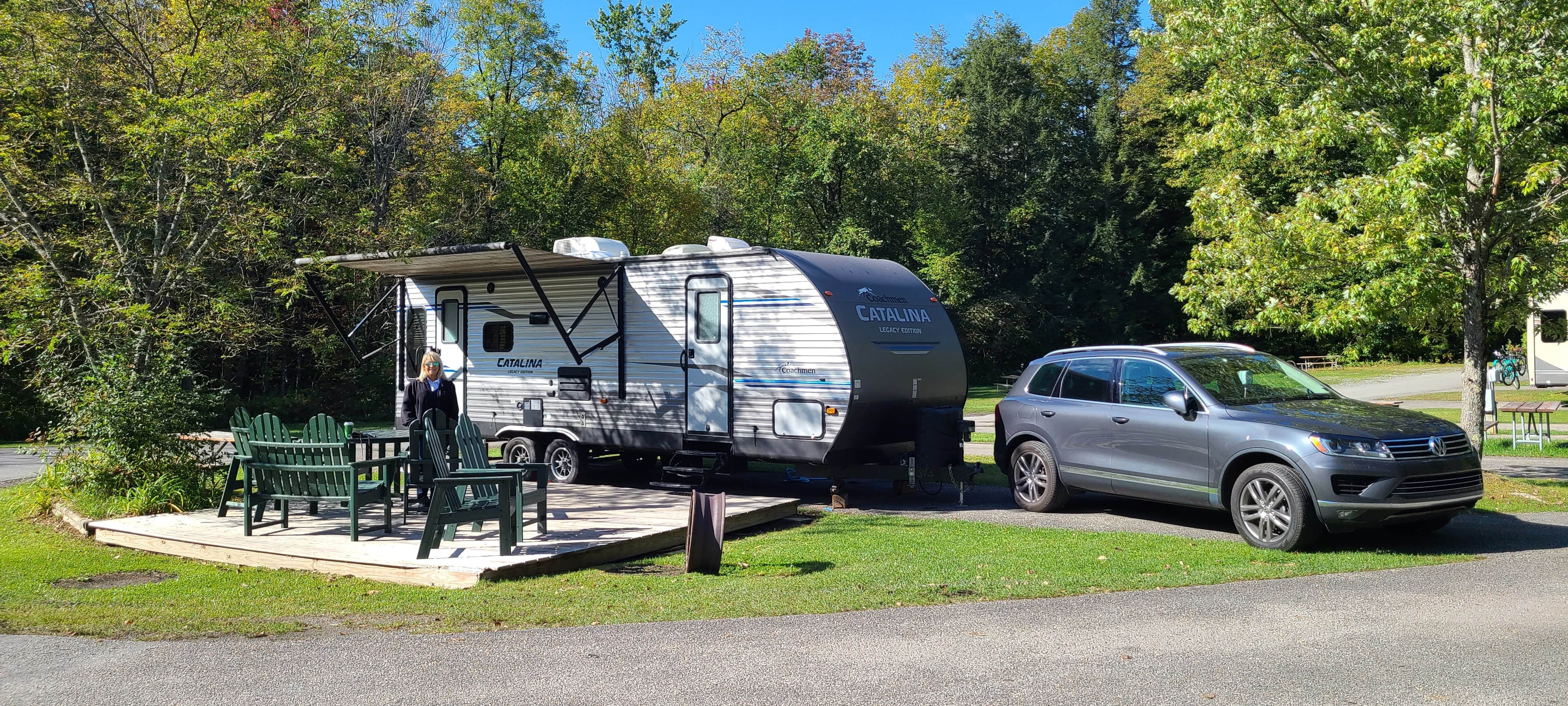 Scott A.'s photo of rv camping at Lake Bomoseen KOA near Goshen, VT