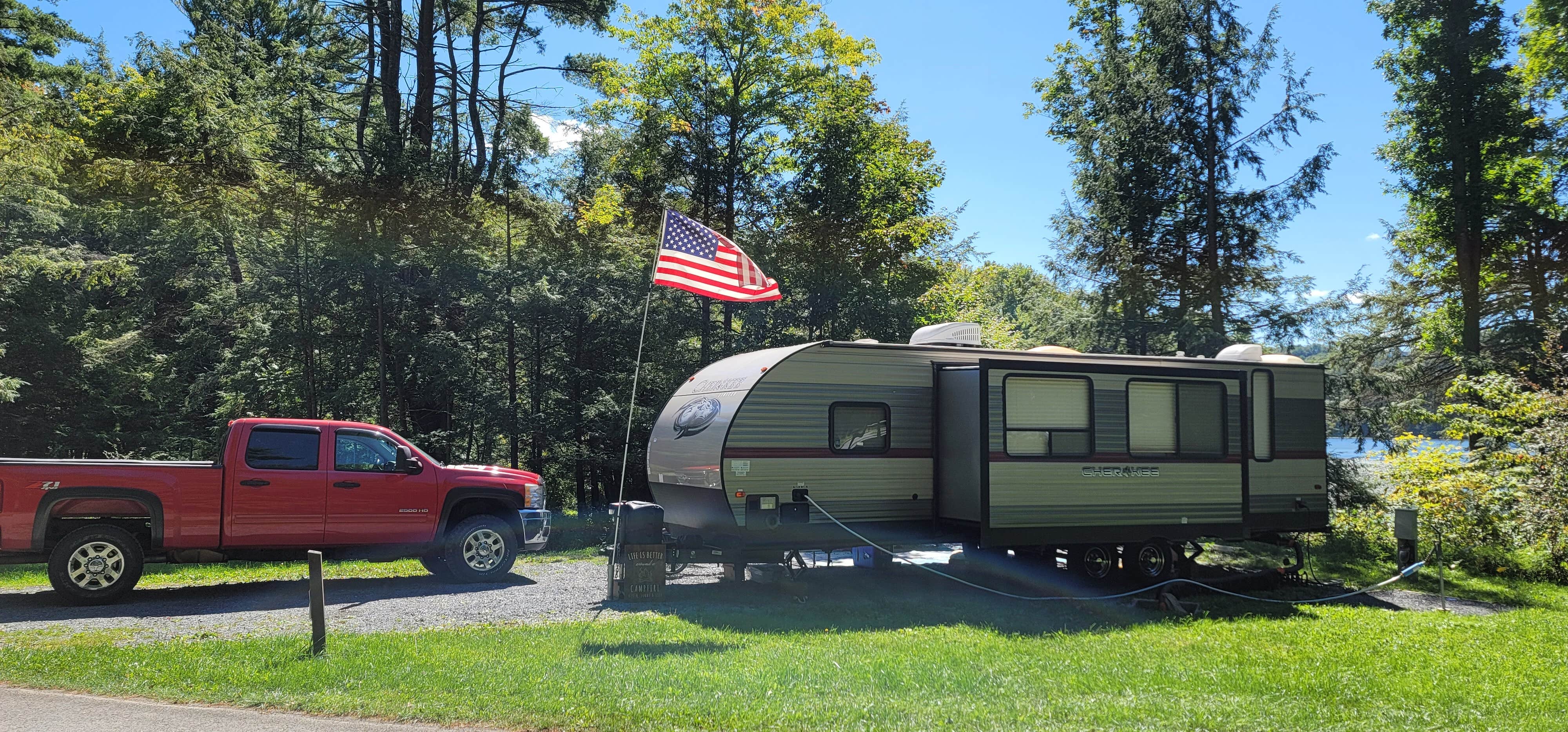 Kevin R.'s photo of rv camping at Hills Creek State Park Campground near Coudersport, PA