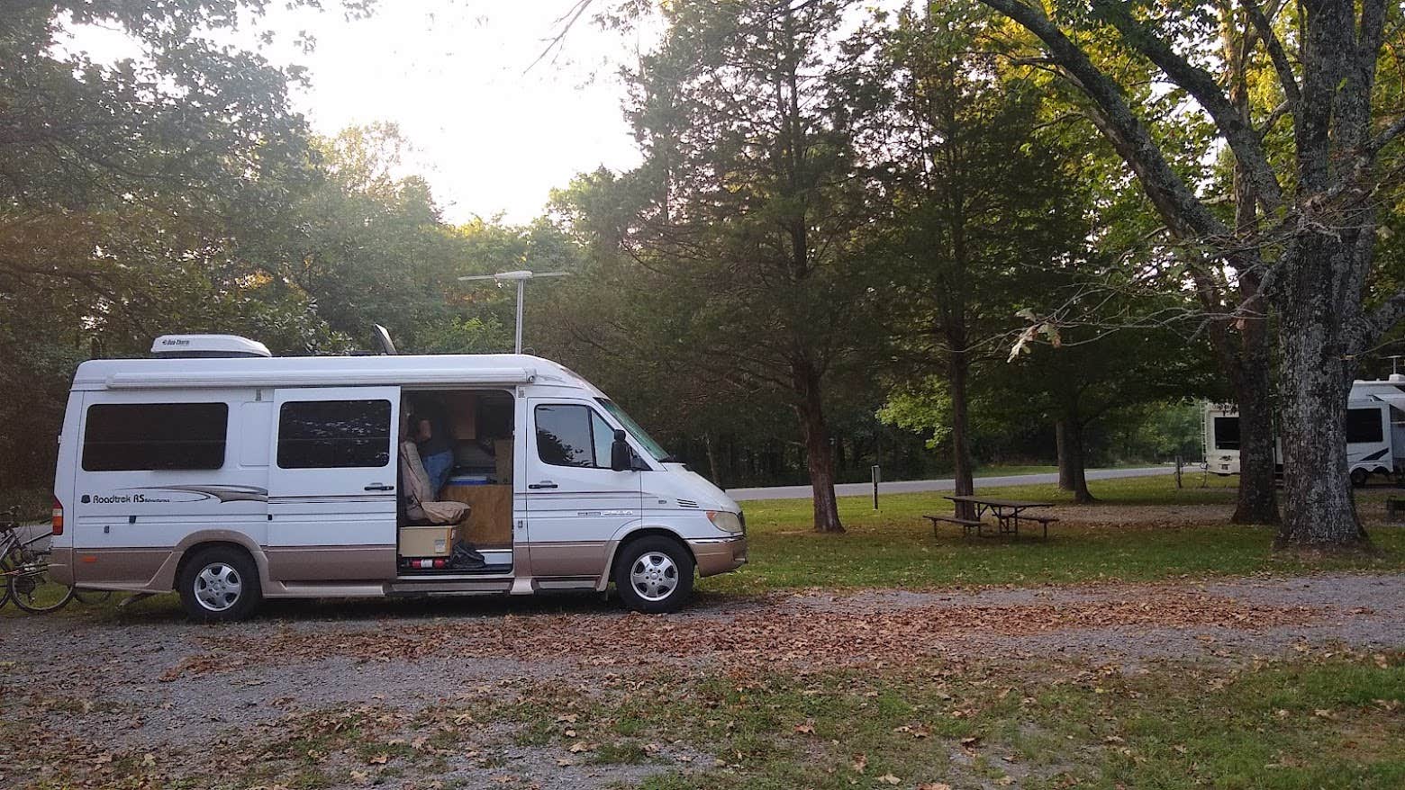 Glenda's photo of rv camping at Deer Ridge Campground — Ferne Clyffe State Park near Cobden, IL