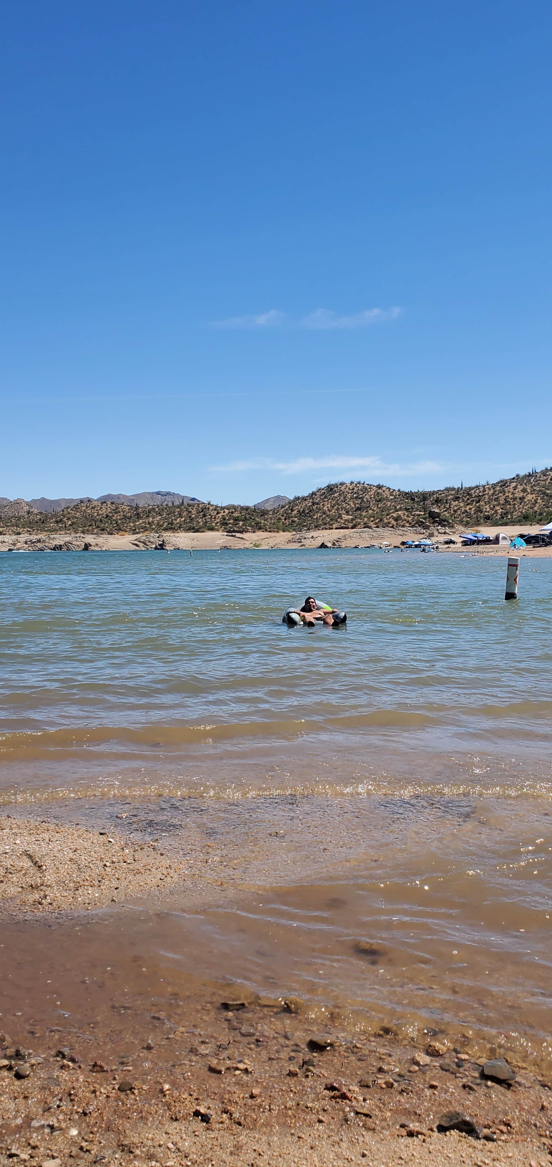 B O.'s photo of a dispersed camping area at SB Cove Shoreline Area near Phoenix, AZ