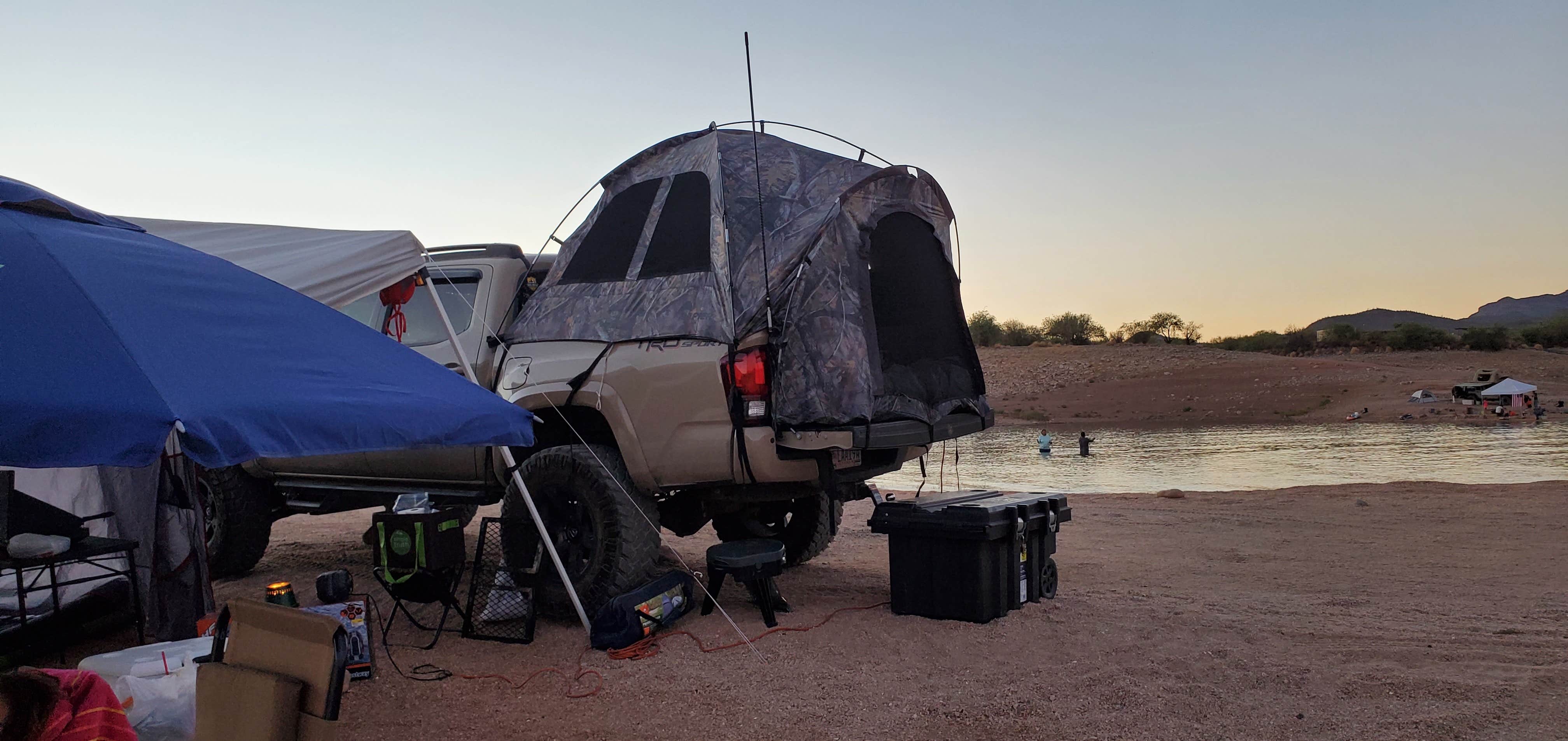 B O.'s photo of a dispersed camping area at SB Cove Shoreline Area near Salt River, AZ