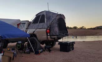 B O.'s photo of a dispersed camping area at SB Cove Shoreline Area near Phoenix, AZ