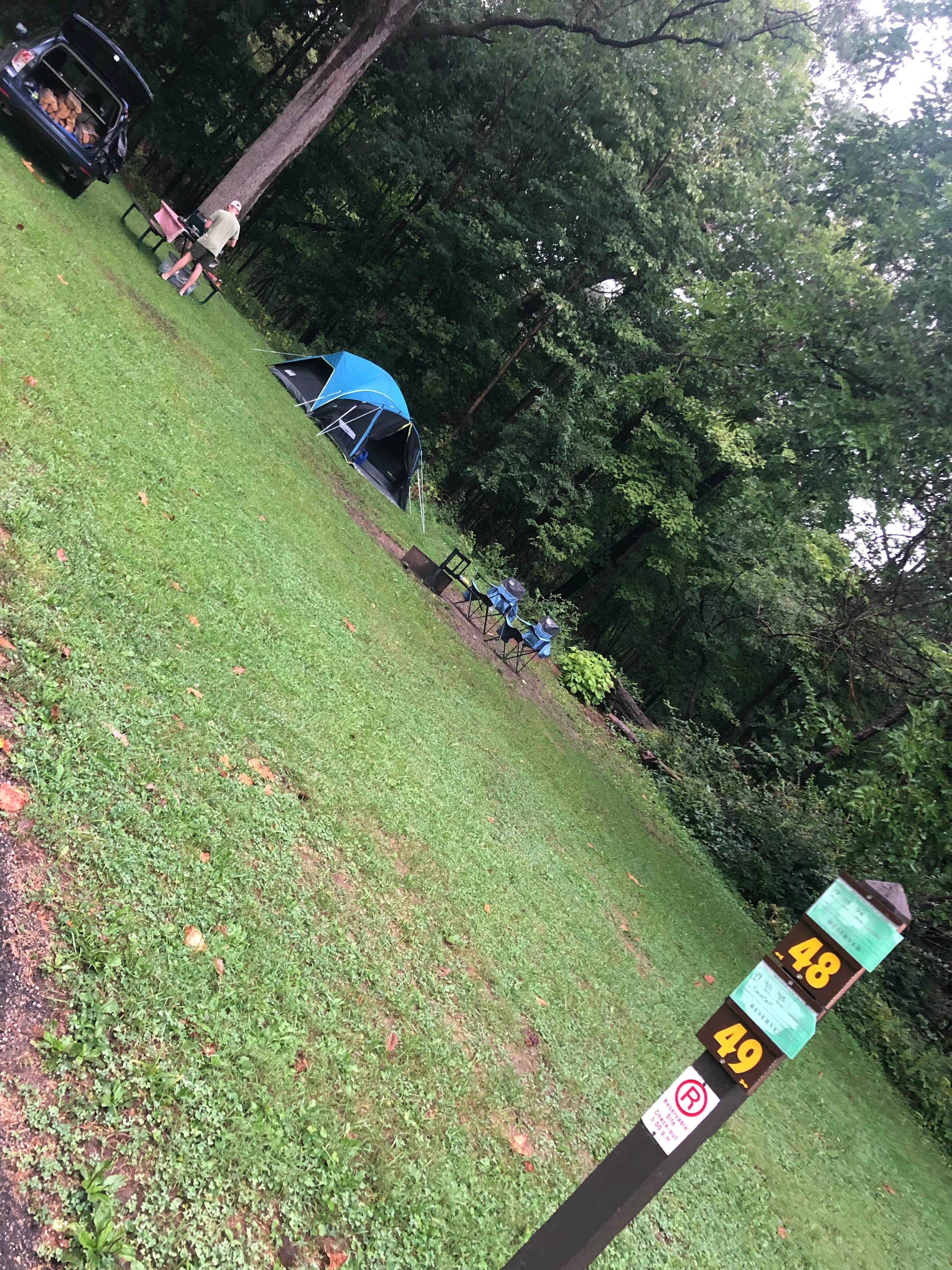 Megan M.'s photo at Primitive South Campground — Lake Macbride State Park near Palo, IA