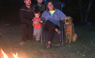 Brenda N.'s photo of camping with pets at Vagabond Village Campground near Detroit Lakes, MN