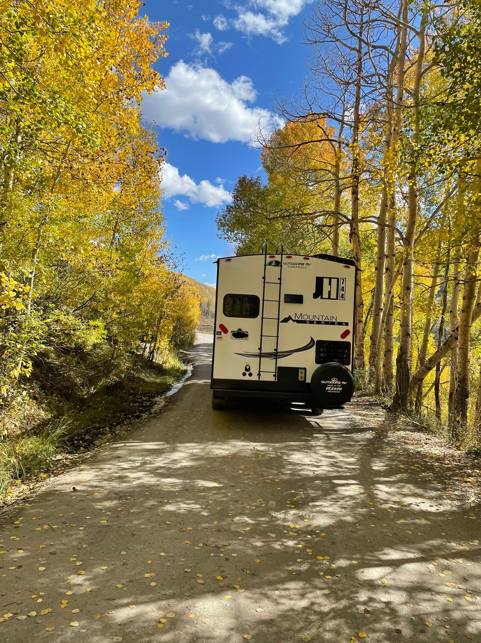 Tori S.'s photo of rv camping at Oh Be Joyful Campground near Crested Butte, CO