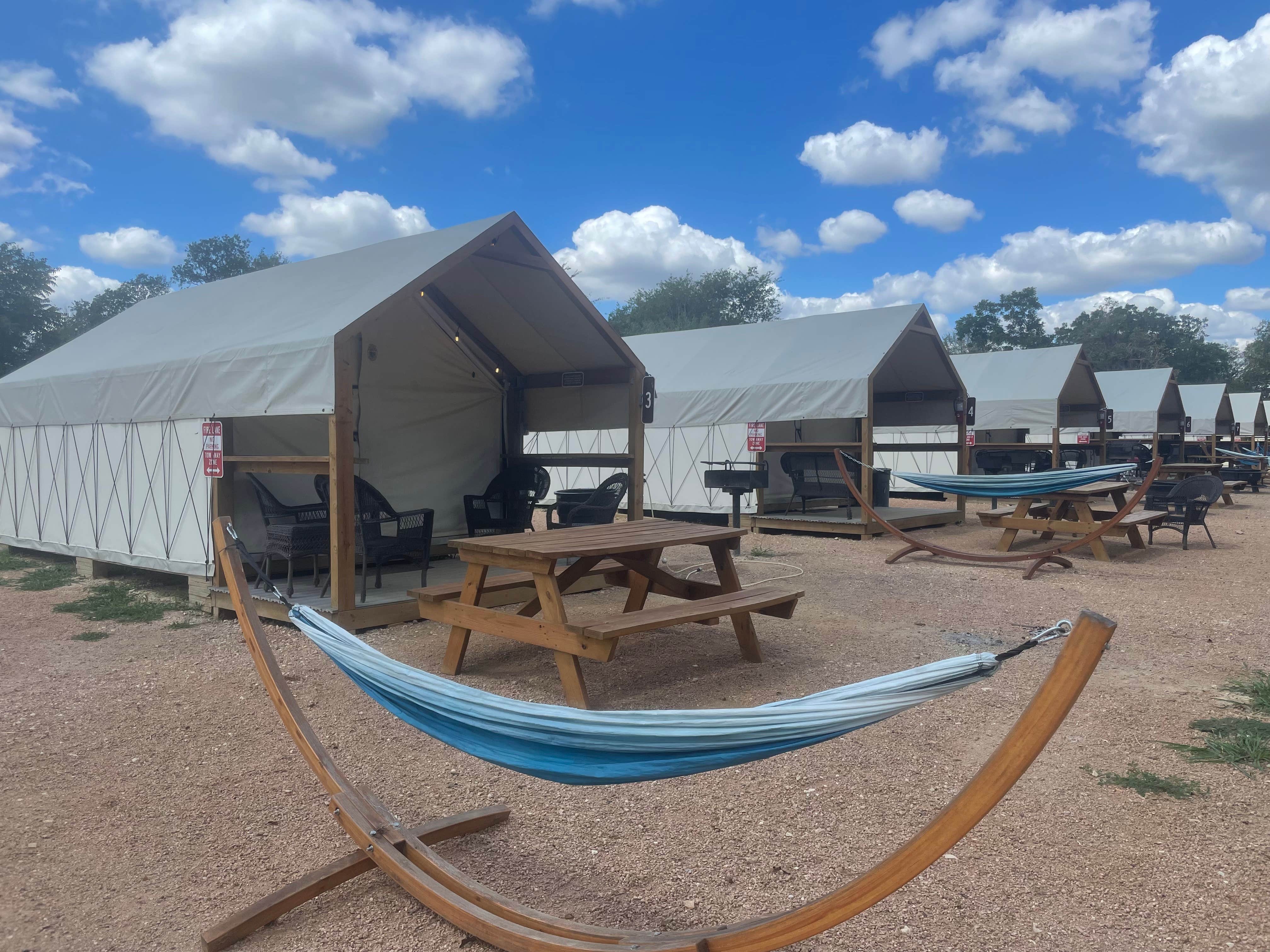 Karin R.'s photo of tent camping at Son’s River Ranch near Elmendorf, TX