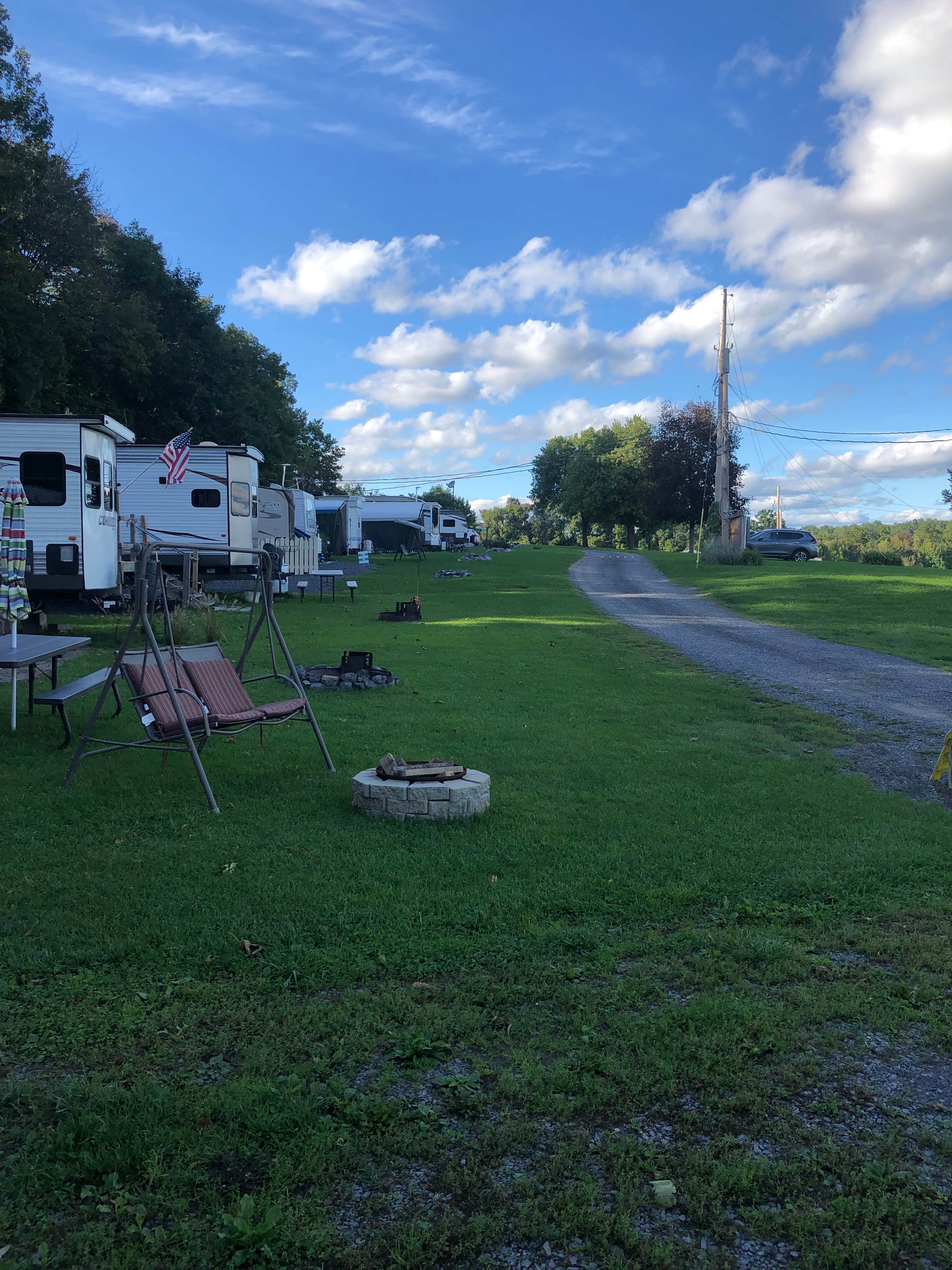 Carl's photo of rv camping at Sned Acres Campground near Aurora, NY