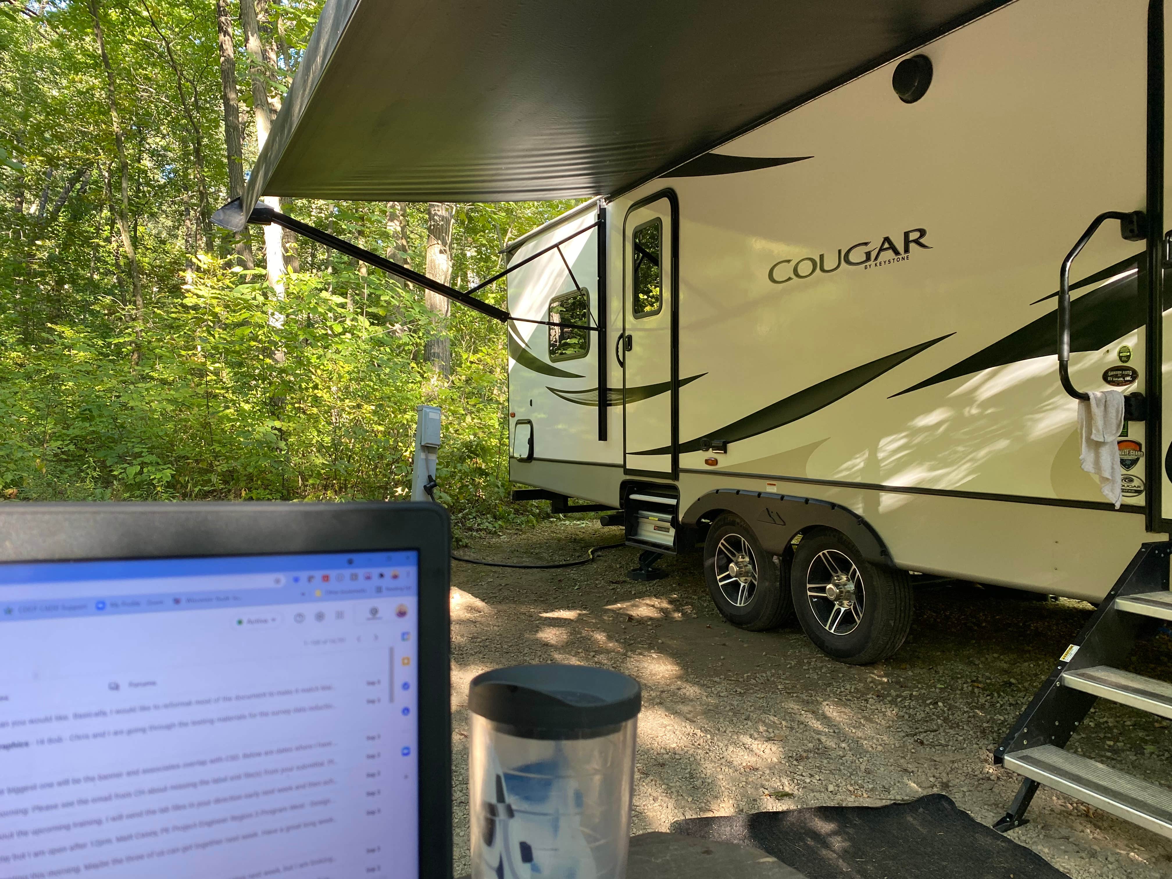 Camper submitted image from Blue Mound State Park Campground - 2