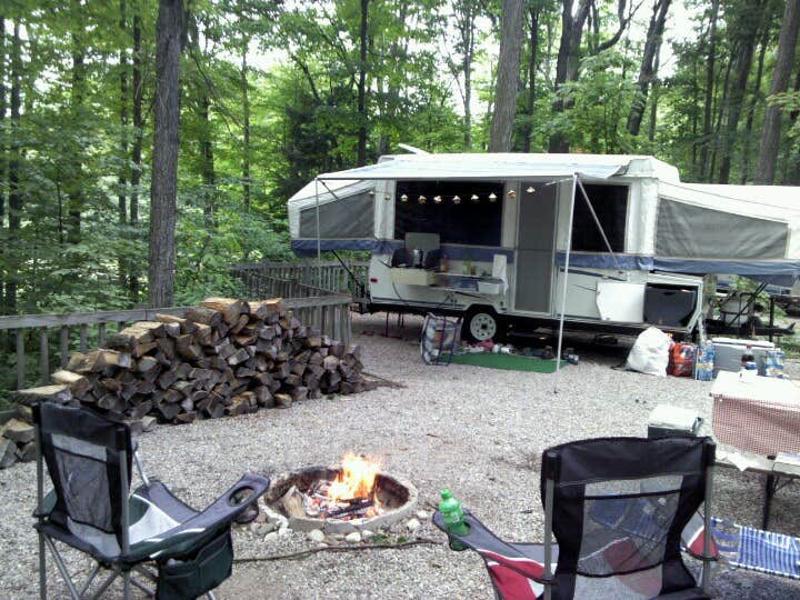Erin H.'s photo of rv camping at Silver Lake State Park Campground near Hart, MI