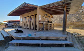 Charlie H.'s photo of camping with pets at Rancho Topanga near Big Bend National Park