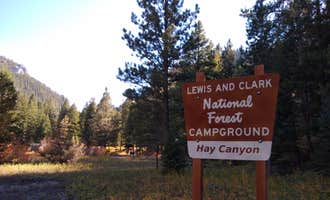 Camping near Spring Creek: Hay Canyon, Neihart, Montana