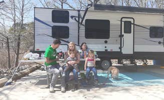 Norman S.'s photo of camping with pets at COE Greers Ferry Lake Old Highway 25 Campground near Cabot, AR