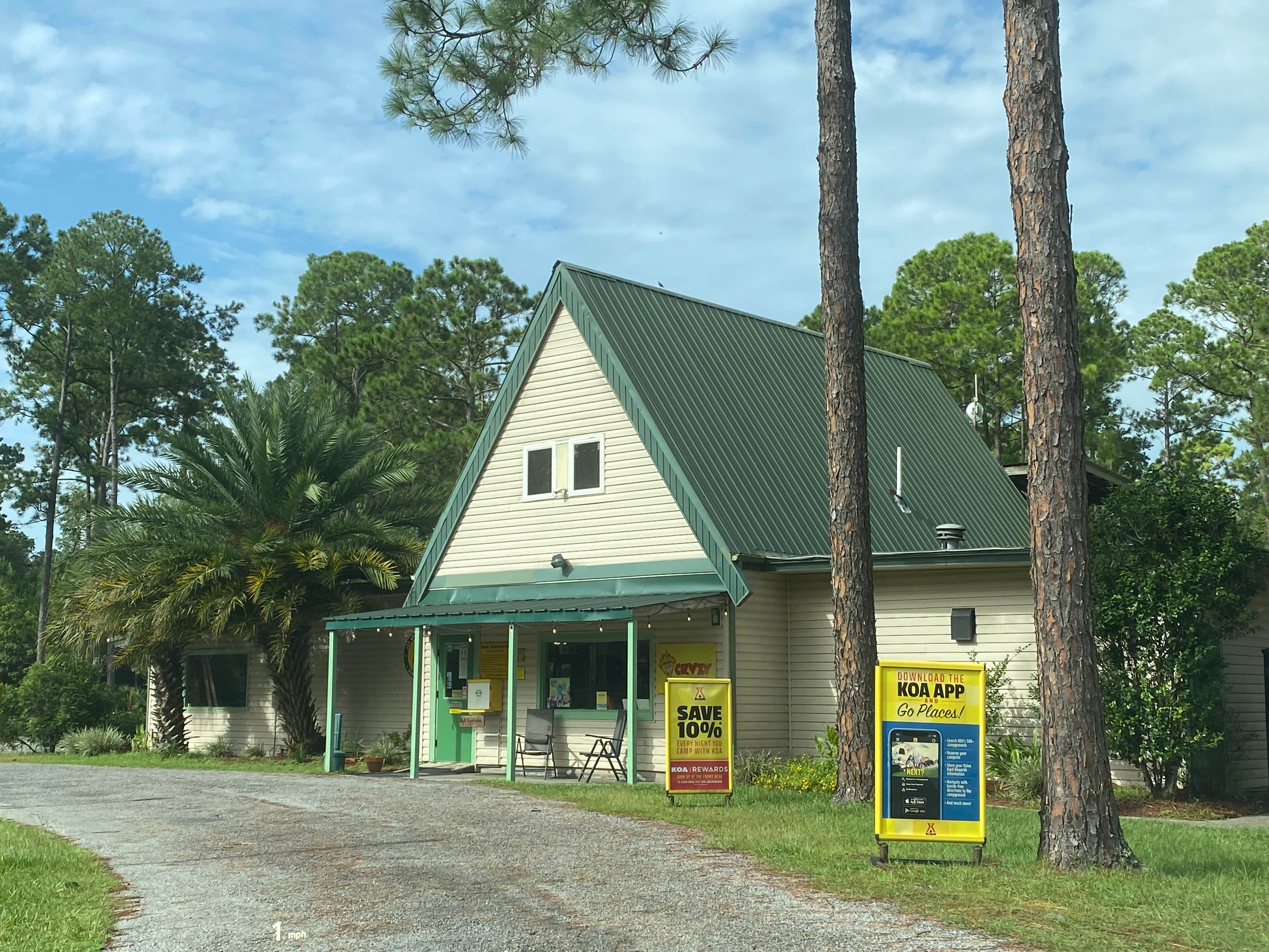 Stuart K.'s photo of glamping accommodations at Jacksonville North-St. Marys KOA near Ponte Vedra, FL