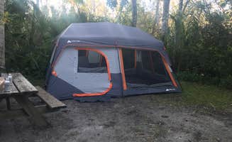 Geoff's photo of tent camping at Caloosahatchee Regional Park near Englewood, FL