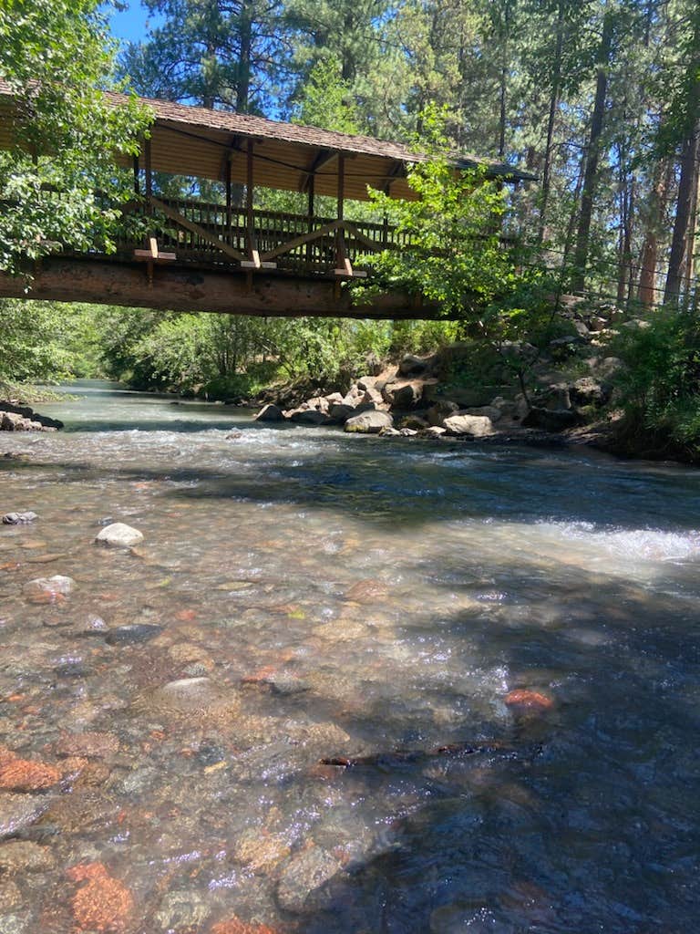 Pops A.'s photo of glamping accommodations at Creekside Sisters City Park near Ochoco National Forest and Crooked River National Grassland