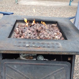 community propane campfire