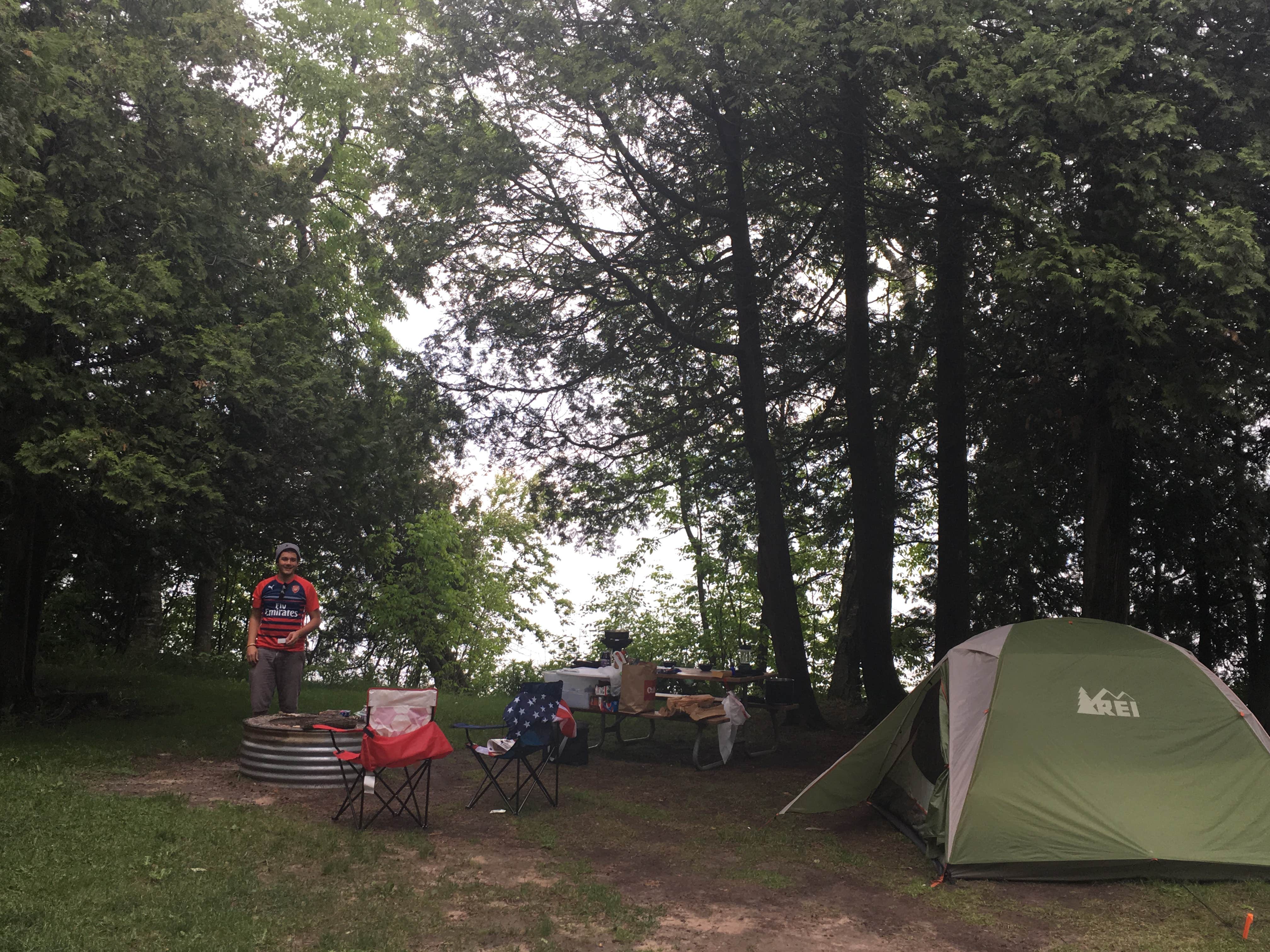 Kathleen T.'s photo at J.W. Wells State Park Campground near Escanaba, MI