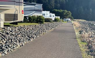 angela's photo of rv camping at Winchester Bay RV Resort near Gardiner, OR