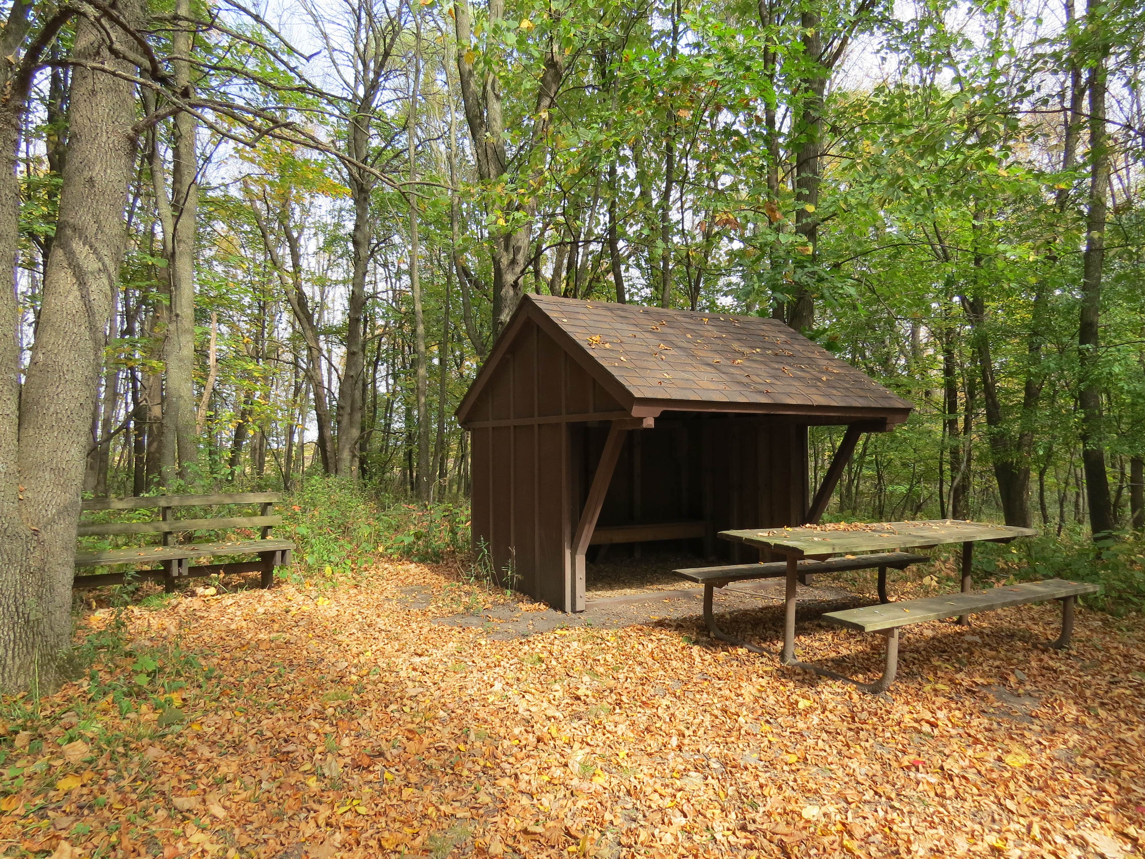 MARY K.&#x27;s photo of glamping accommodations at Rice Lake Campground — Rice Lake State Park near Plainview, MN
