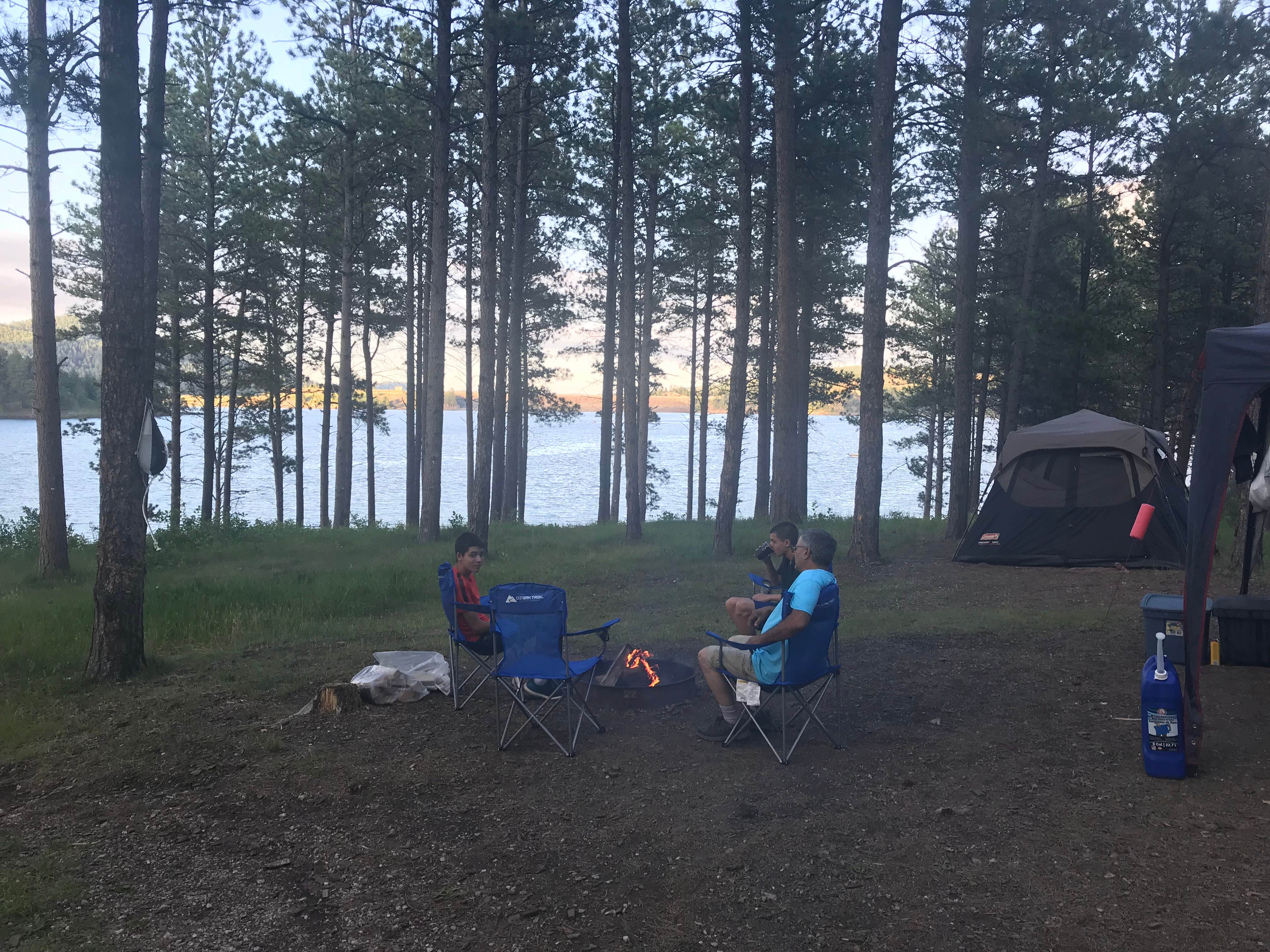 Shari C.'s photo at Pactola Reservoir Campground near Piedmont, SD