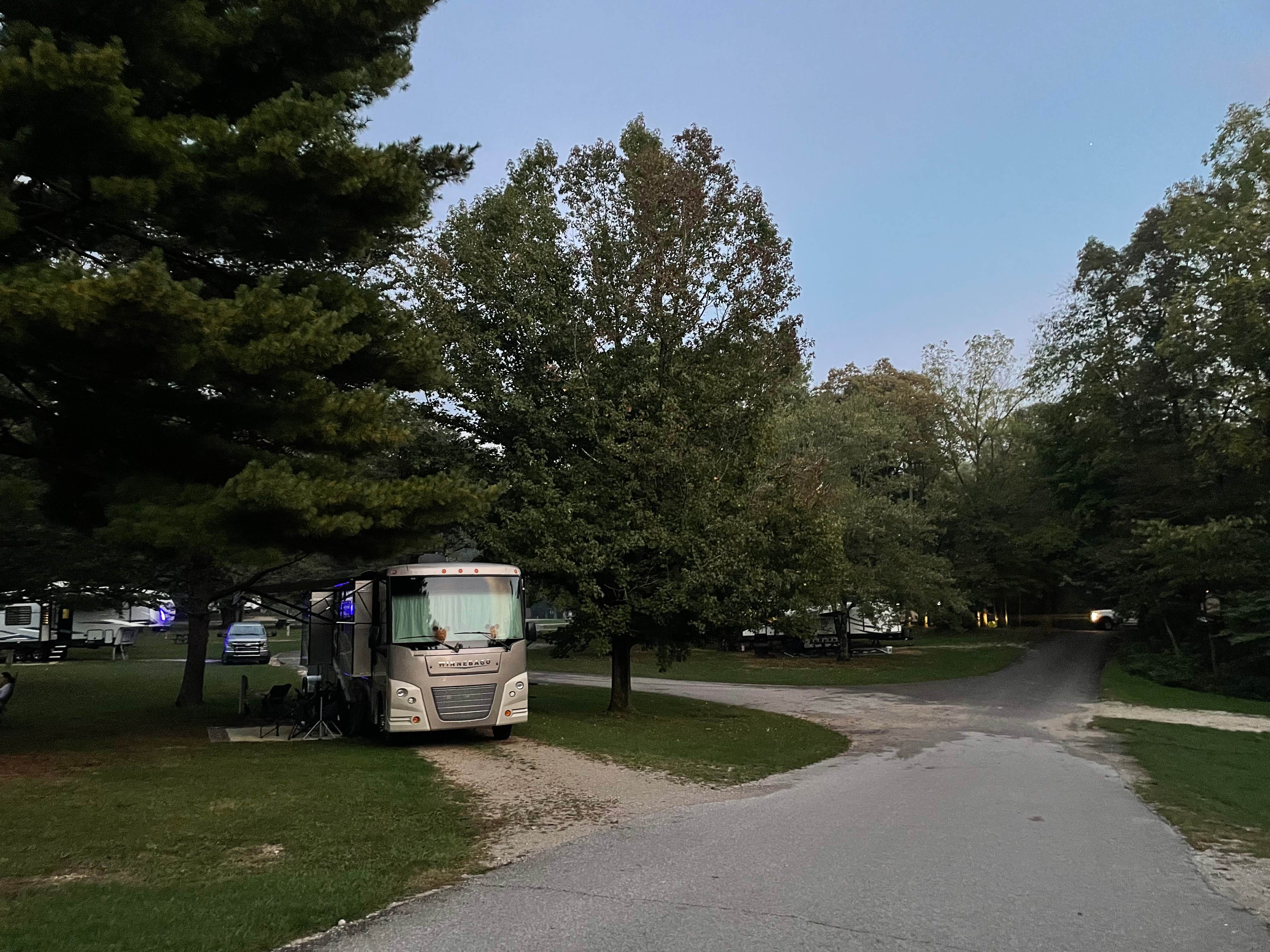 Ariel D.'s photo of rv camping at Spring Mill State Park Campground near Paoli, IN