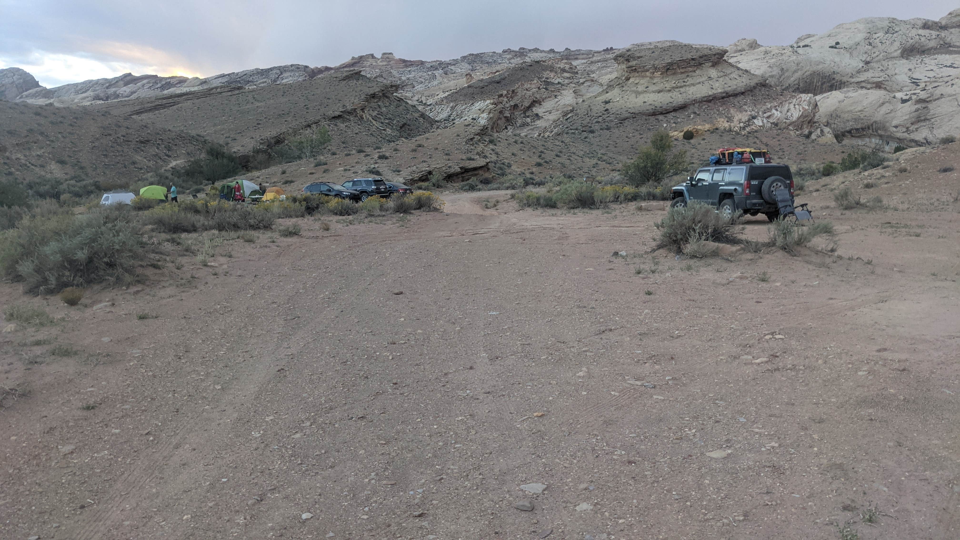 Black Dragon Pictograph Panel Dispersed Camping Green River, UT
