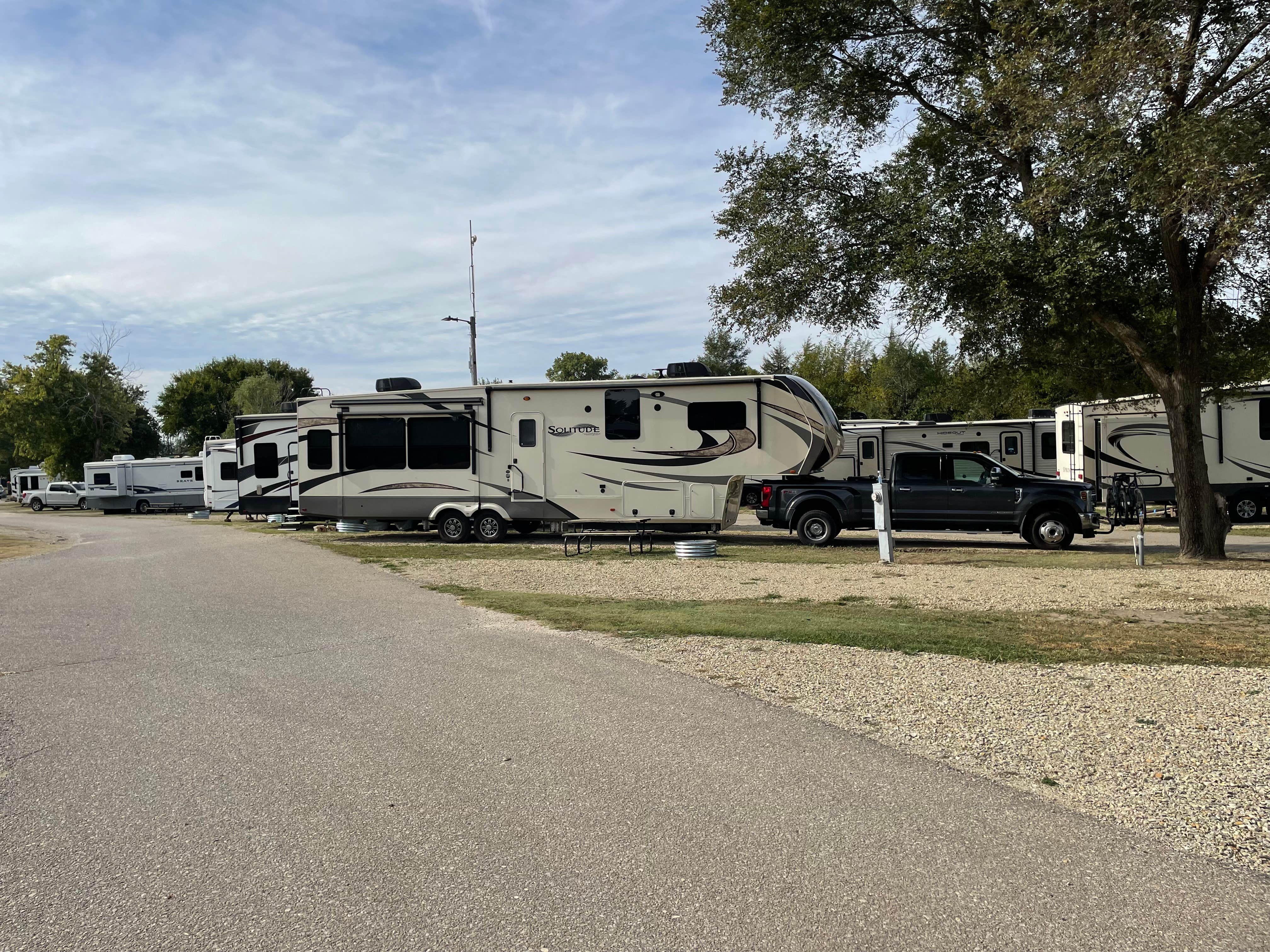 Kelly D.'s photo of rv camping at Walt's Four Seasons Campground & Country Store near Minneapolis, KS