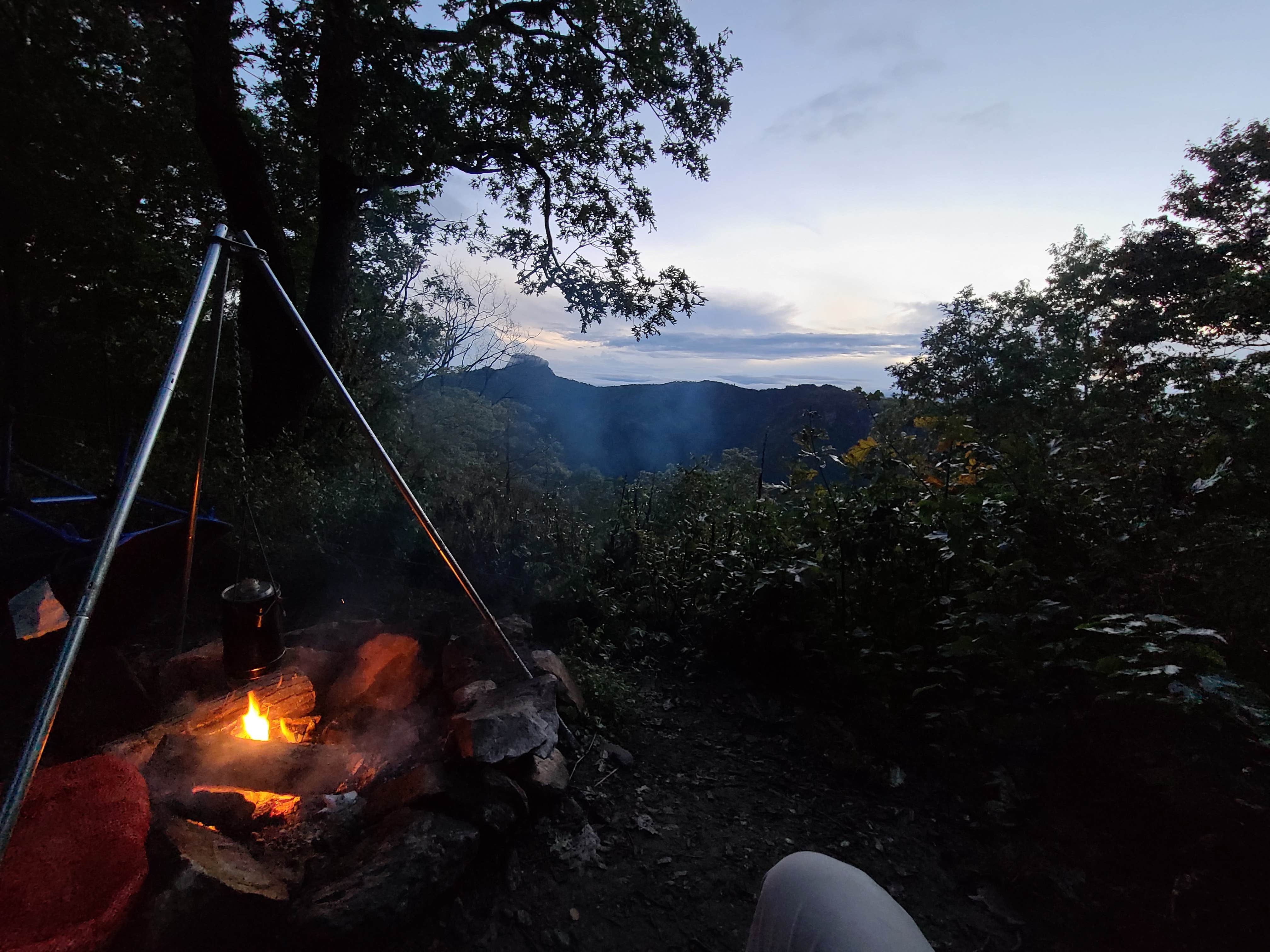 Spencer A.'s photo of a dispersed camping area at Old NC 105 - Dispersed Camping near Little Switzerland, NC