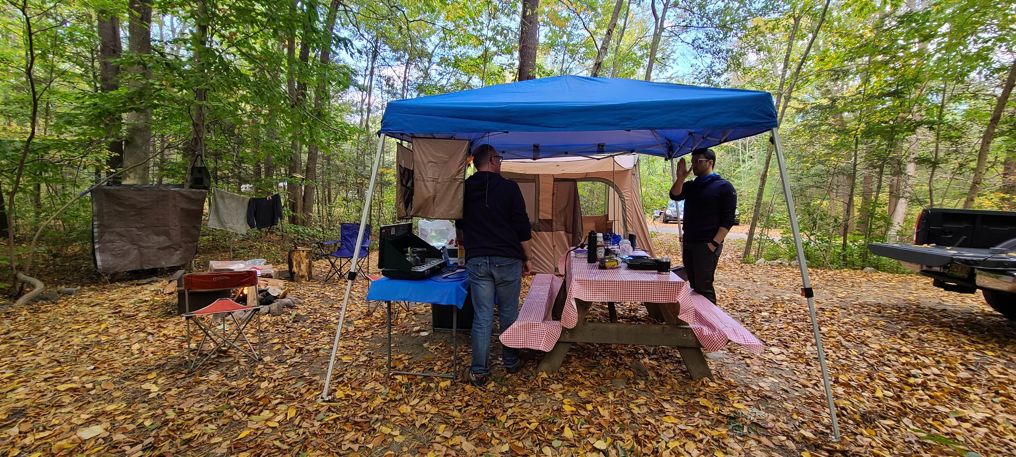 Tim S.'s photo at Wompatuck State Park Campground near Weston, MA