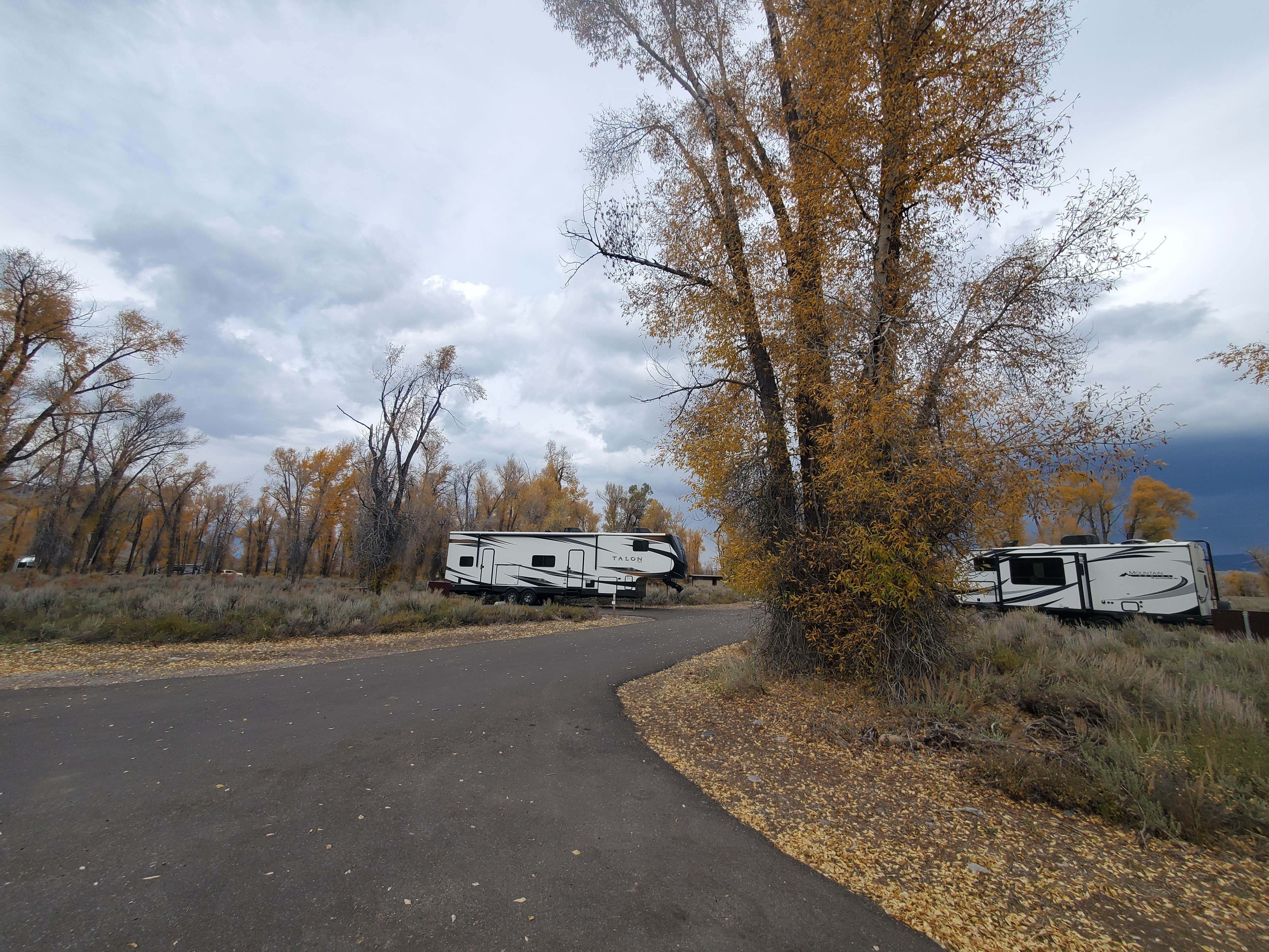 Angela G.'s photo of rv camping at Gros Ventre Campground — Grand Teton National Park near Kelly, WY