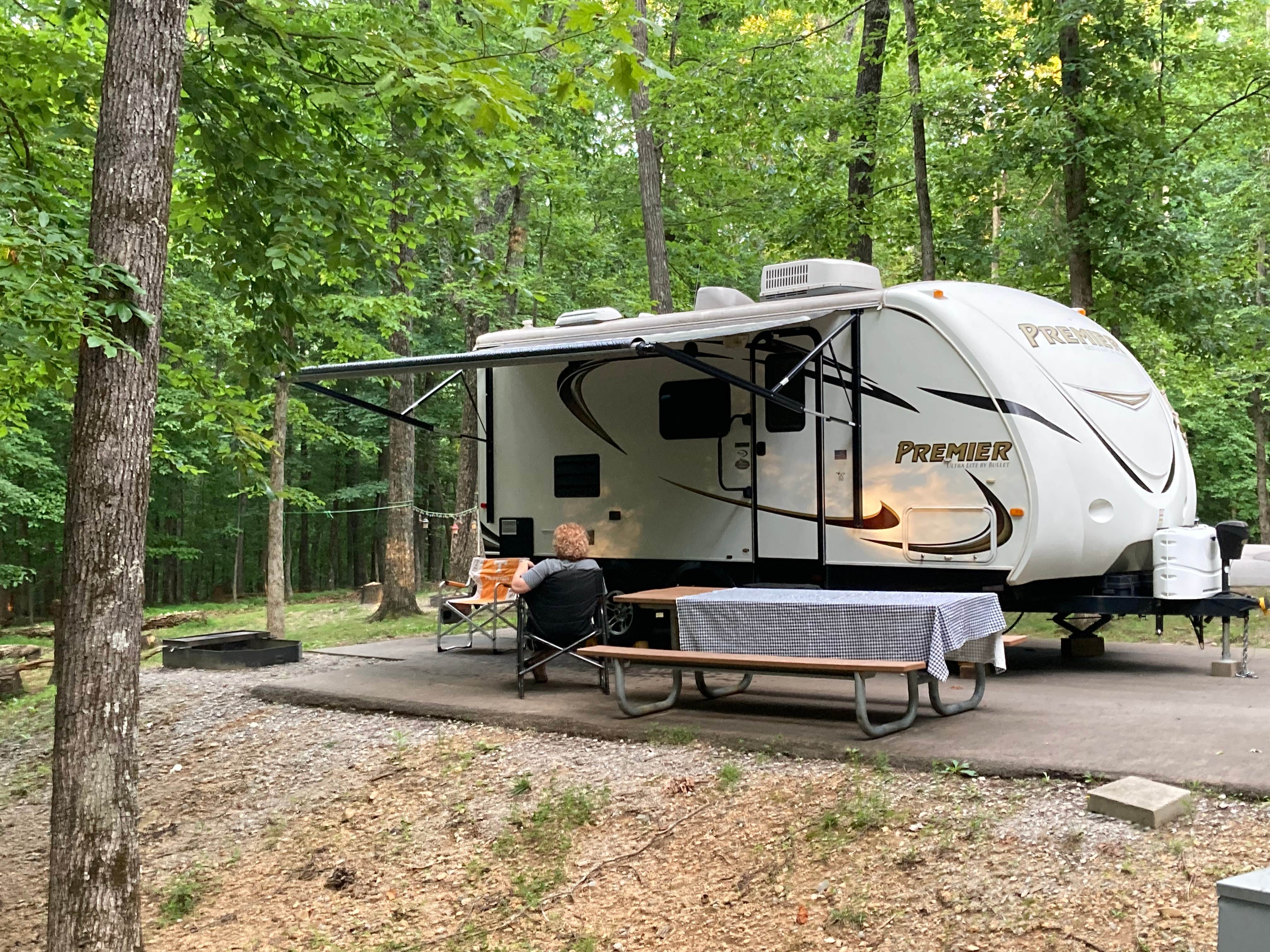 Jess W.'s photo of rv camping at Davy Crockett Campground near Pleasant Hill, TN