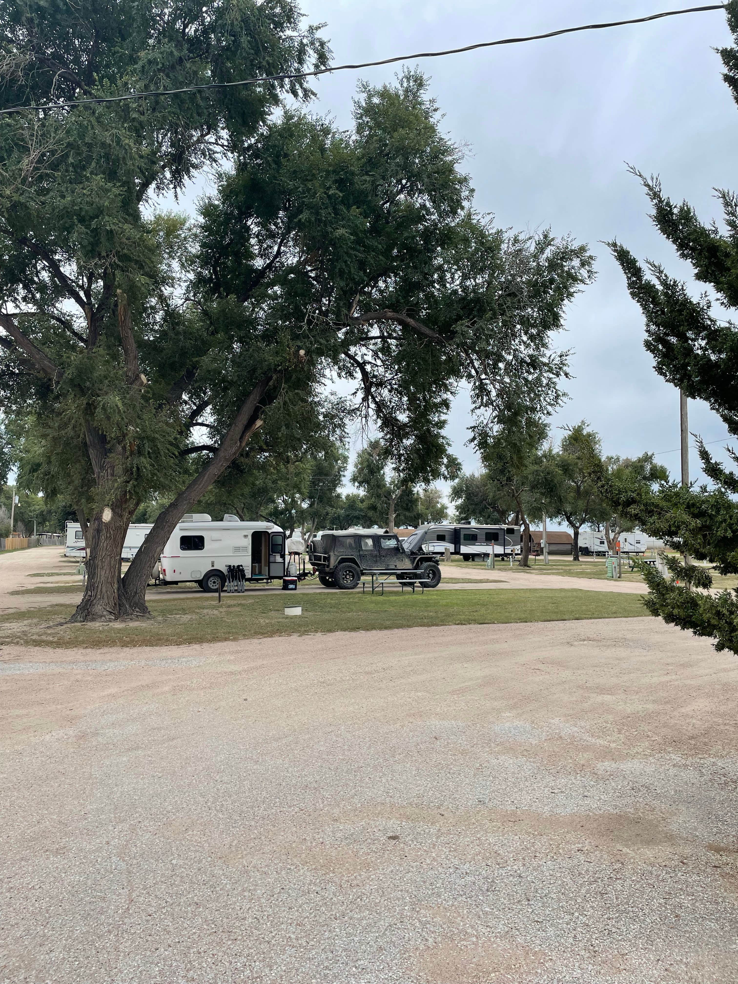 Elizabeth Anne W.'s photo of rv camping at RJs Park LLC - PERMANENTLY CLOSED near Garden City, KS