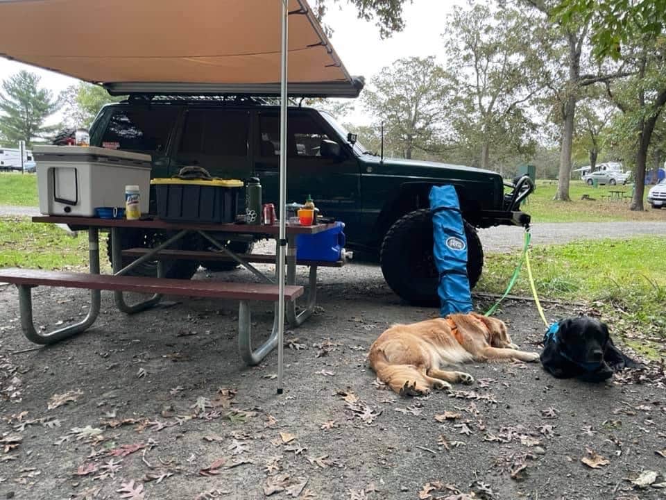 adrian F.'s photo of camping with pets at Lake Fairfax Campground near Washington, DC