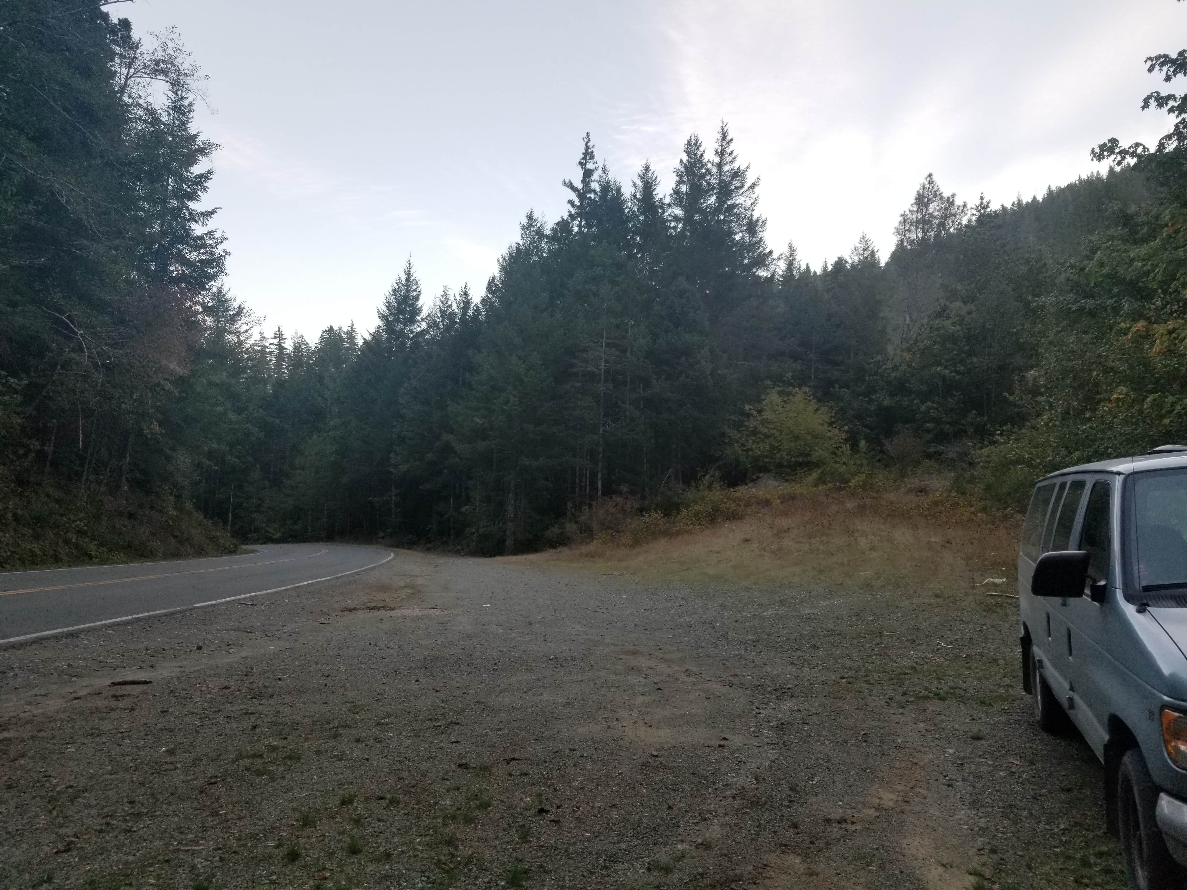 Camping near Jedidiah Smith Campground — Redwood National Park: Dispersed Camp Hwy 199, Hiouchi, California