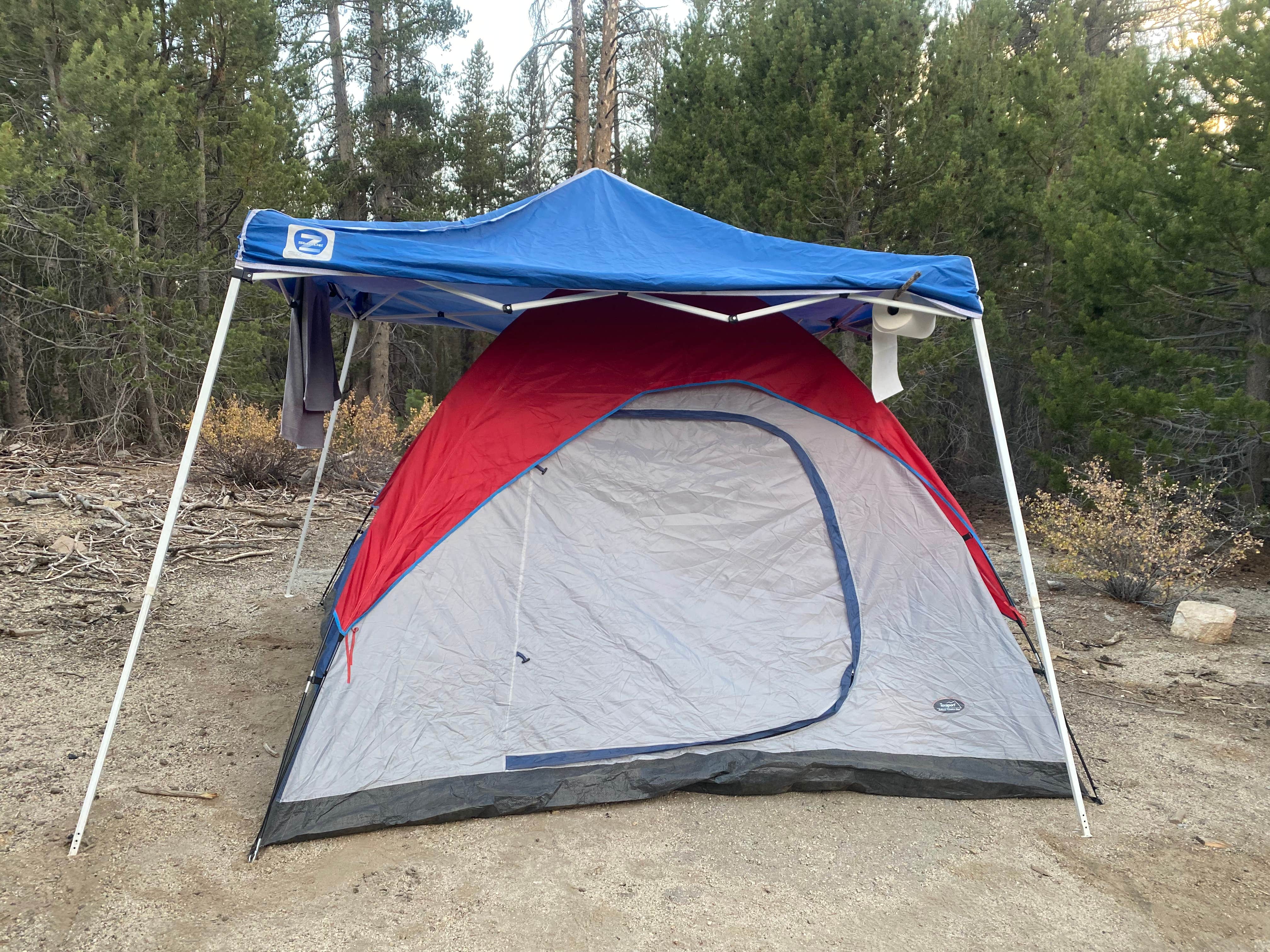 Jessica P.'s photo of a dispersed camping area at FR 22S05 - Dispersed Site near Alabama Hills, CA