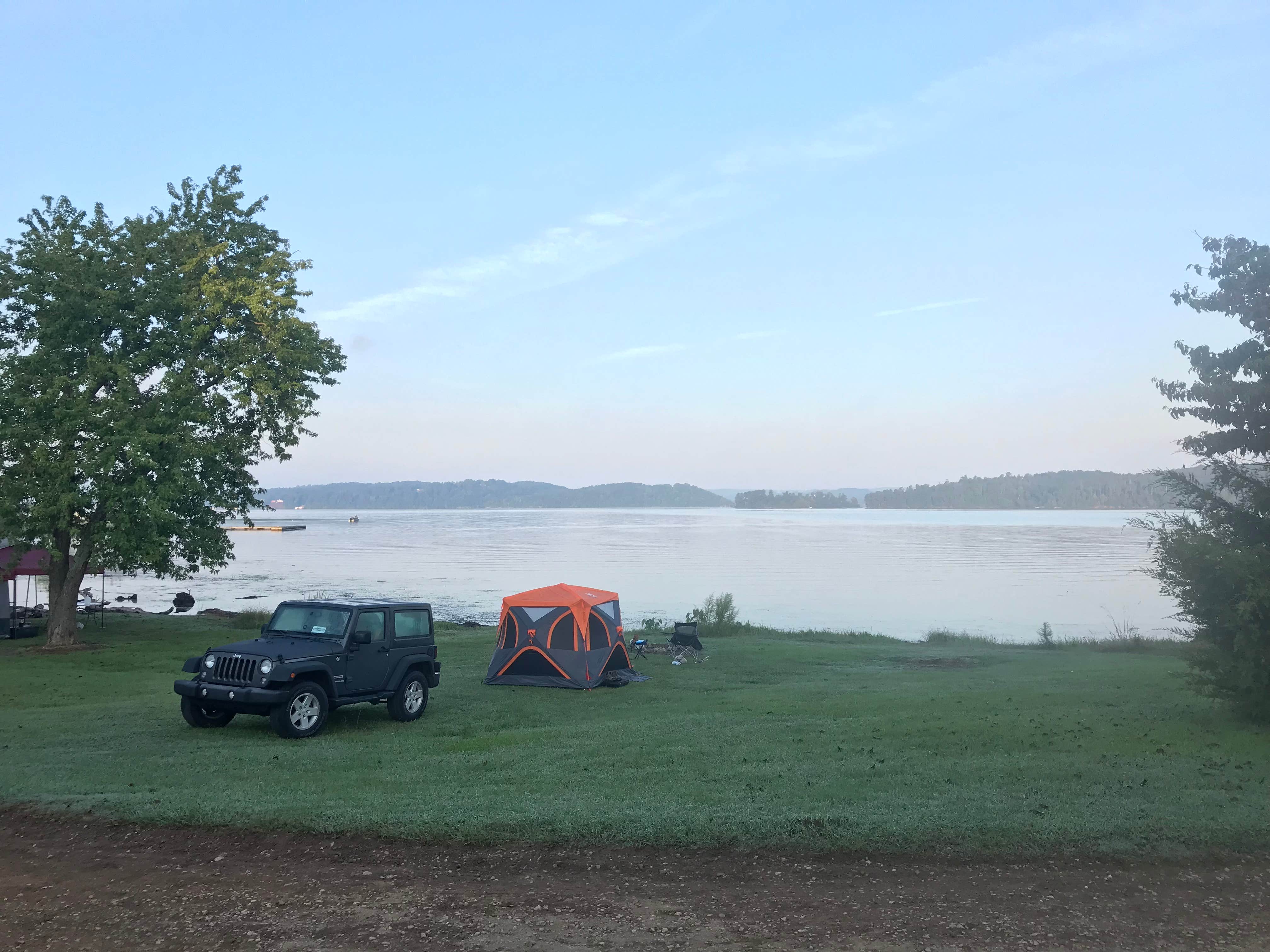 David R.'s photo of tent camping at Lake Guntersville State Park Campground near Ragland, AL