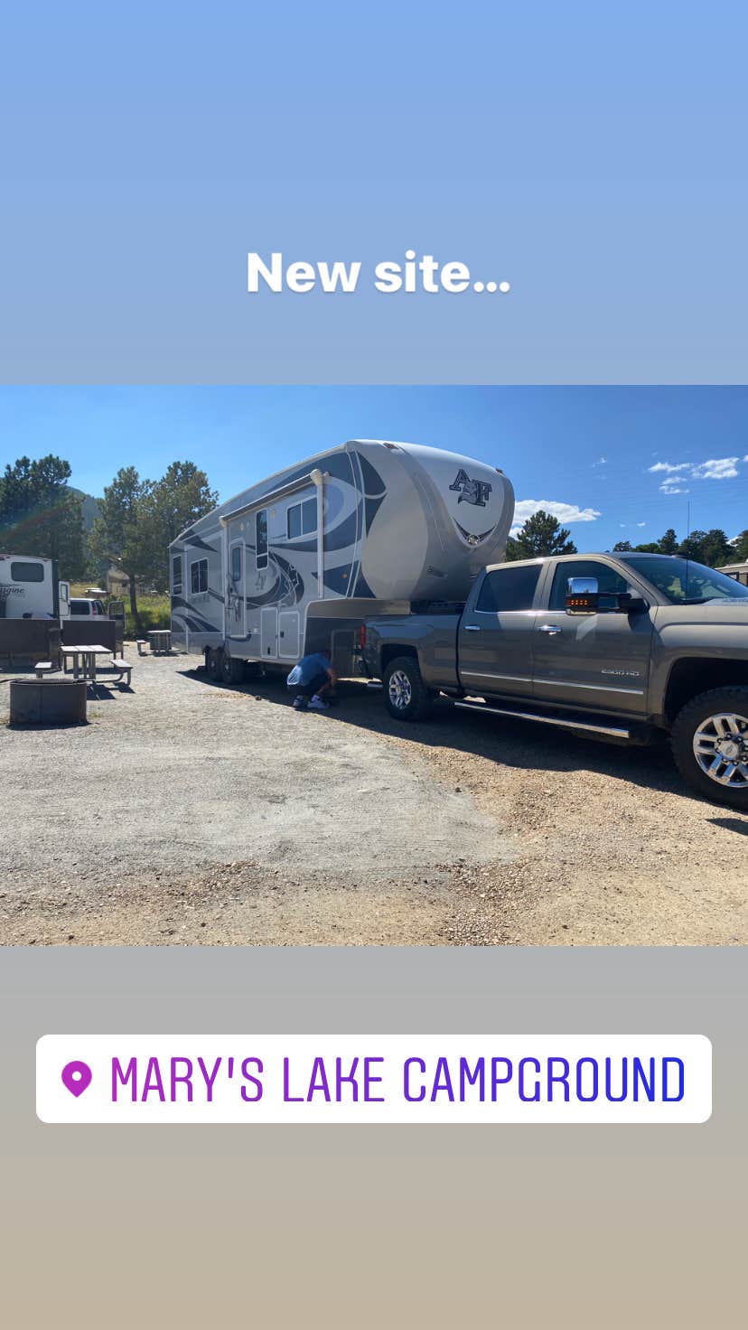 David N.'s photo of rv camping at Estes Park Campground at Mary's Lake near Rocky Mountain National Park