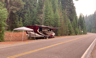 Camping near Oak Fork: Historic Clackamas Ranger Station - Dispersed Camping - Roadside , Mt. Hood National Forest, Oregon